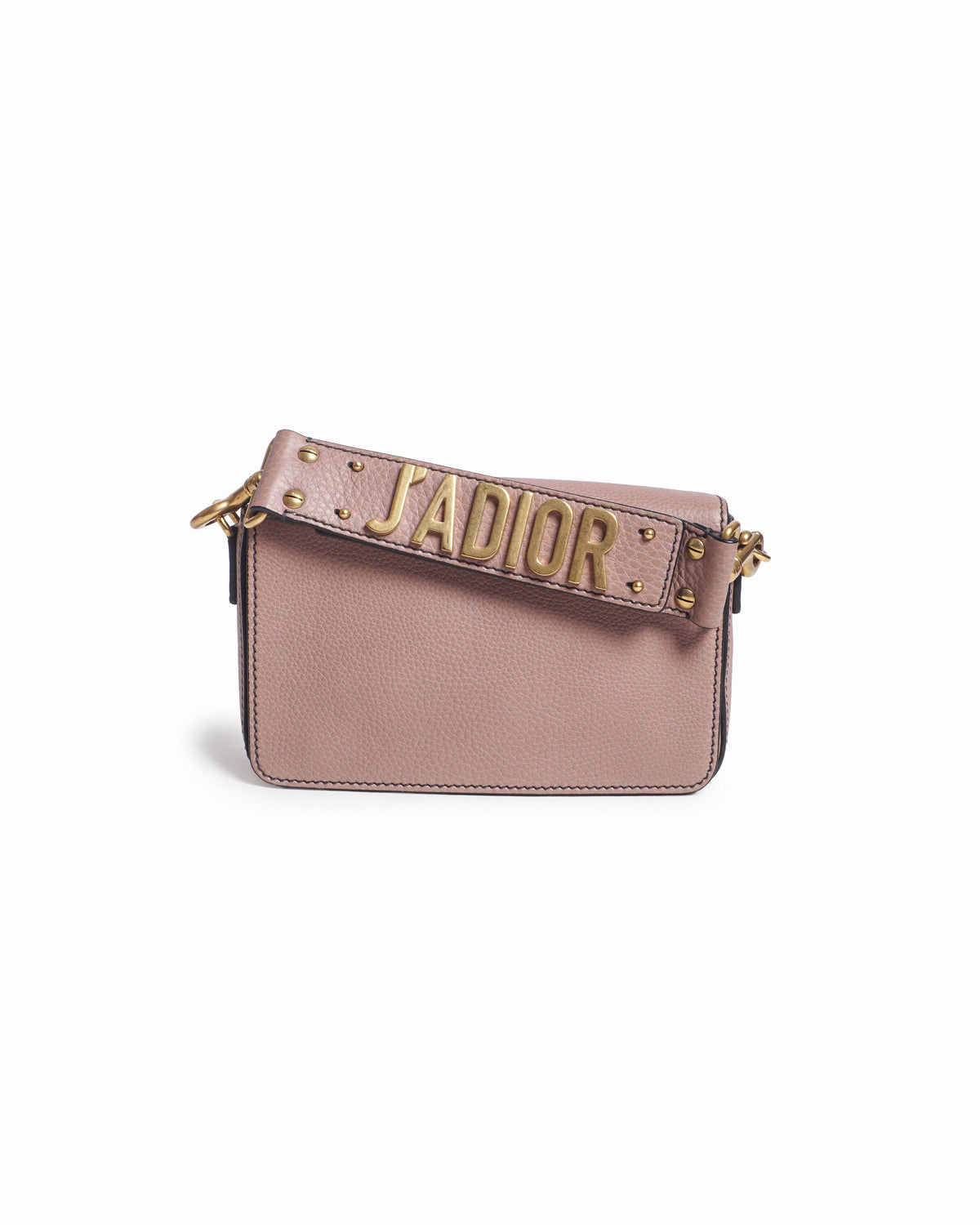 Christian Dior J'Adior Rose Blush Pink Leather Flap Bag