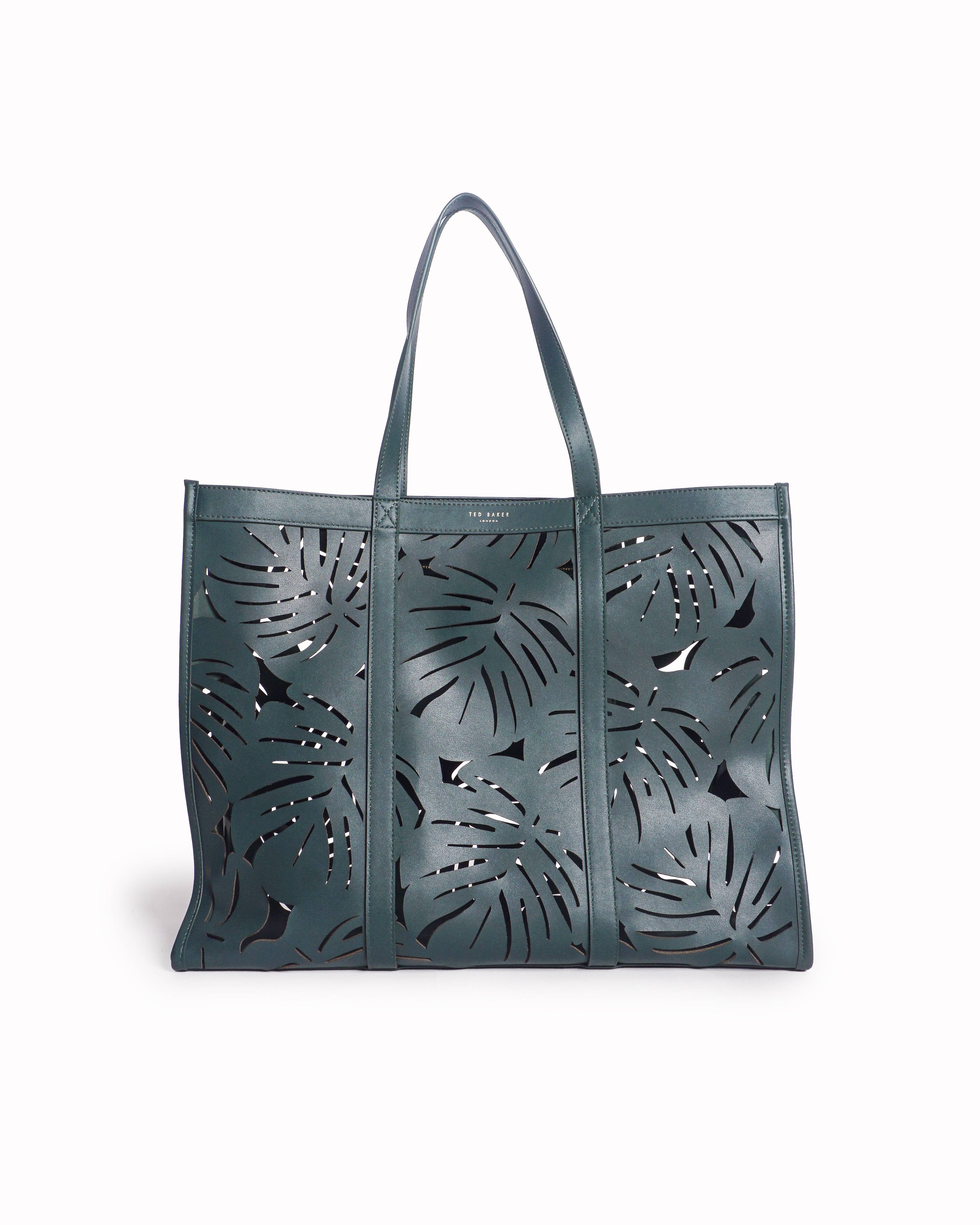 Ted Baker Leiian Cut-Out Tropical Leaf Tote Bag