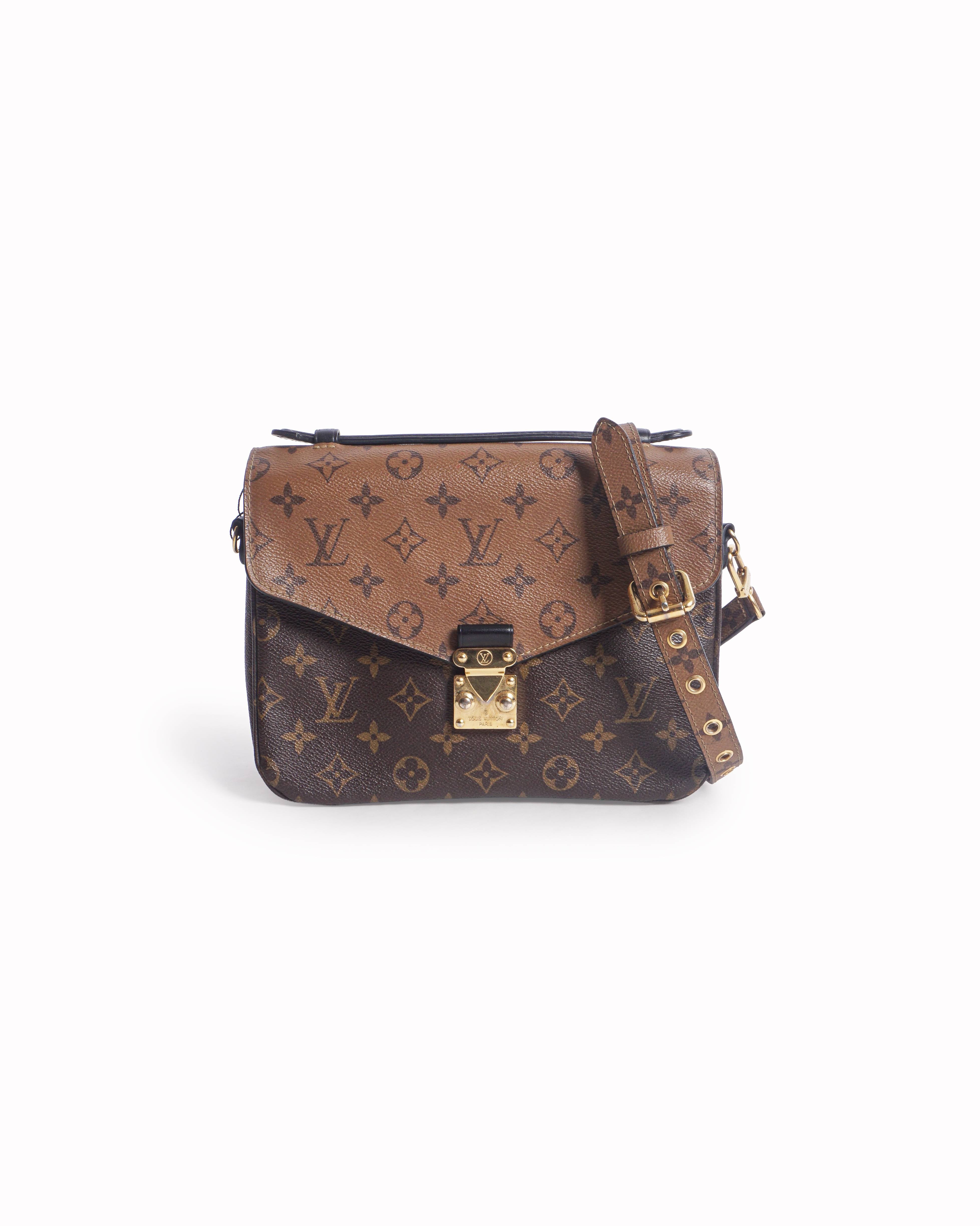 Louis Vuitton Pochette Métis MM Monogram Reverse Crossbody Bag