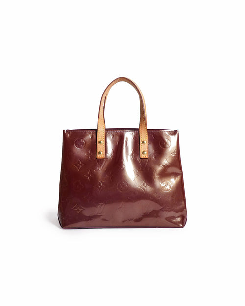 Louis Vuitton Brentwood patent leather handbag