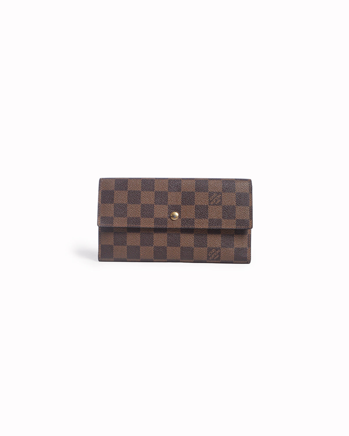 Louis Vuitton Damier Ebene Sarah Long Wallet