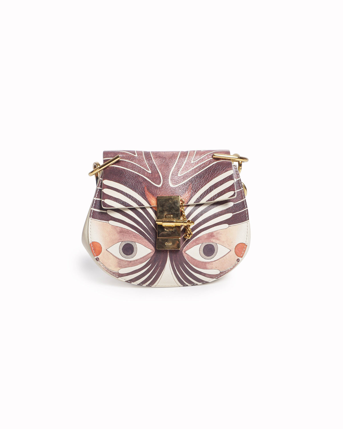 Chloé Drew Bijou Eyes Print Shoulder Bag