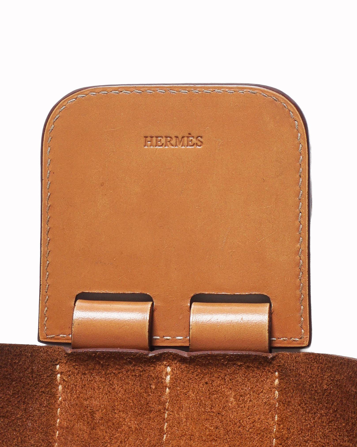 Hermès Gold Swift & Clémence Leather Virevolte 29 Bag