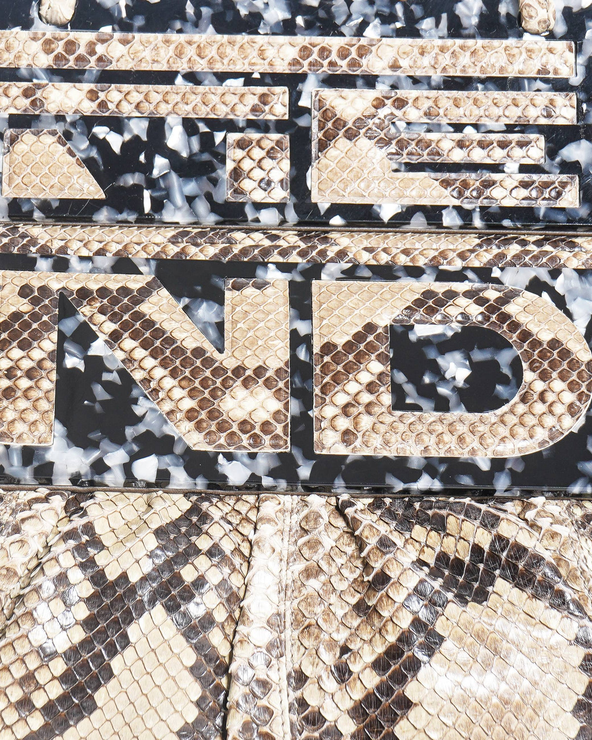 Fendi Snakeskin Python Show Bag