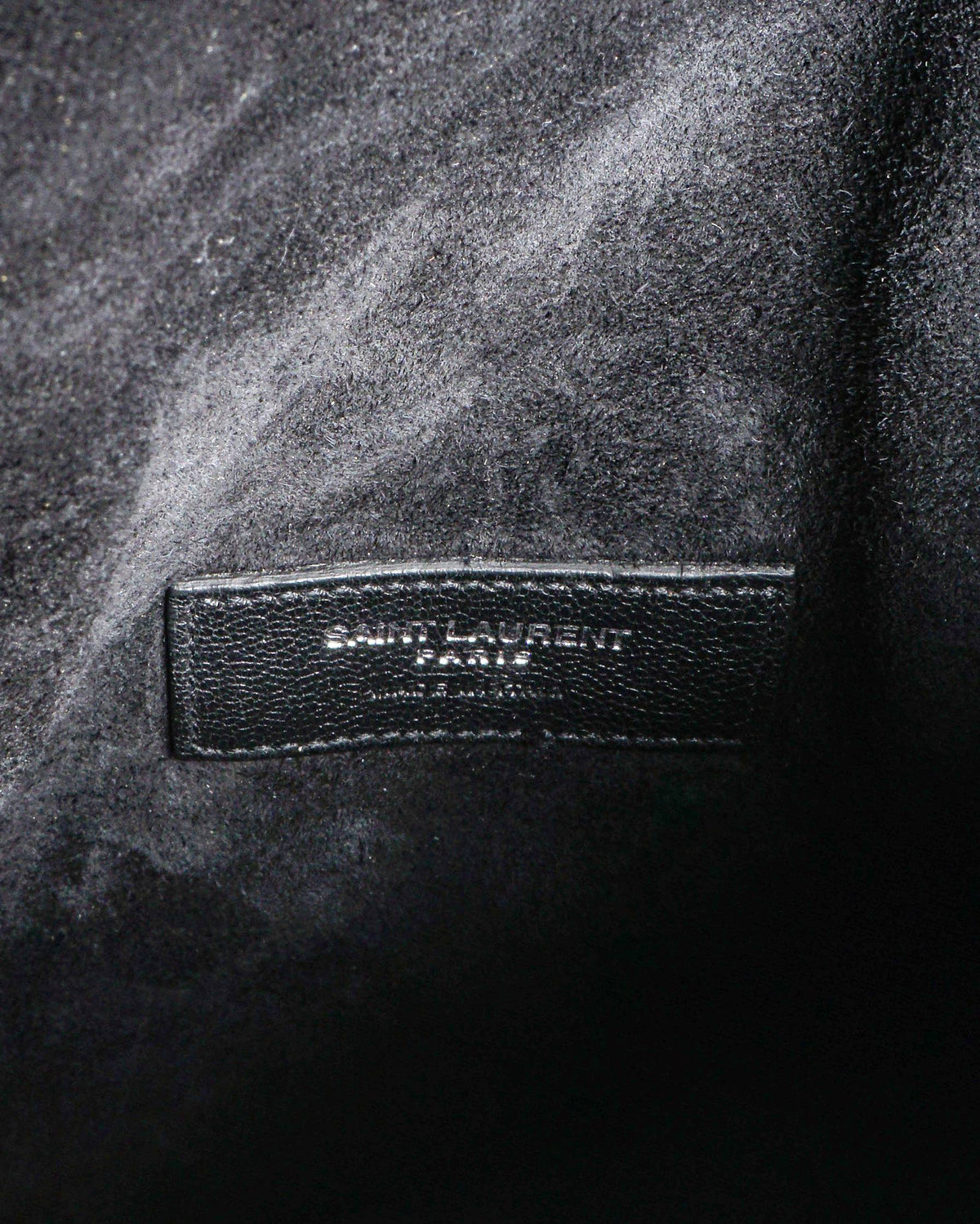Saint Laurent Black Leather Fringe Small Anita Crossbody Bag