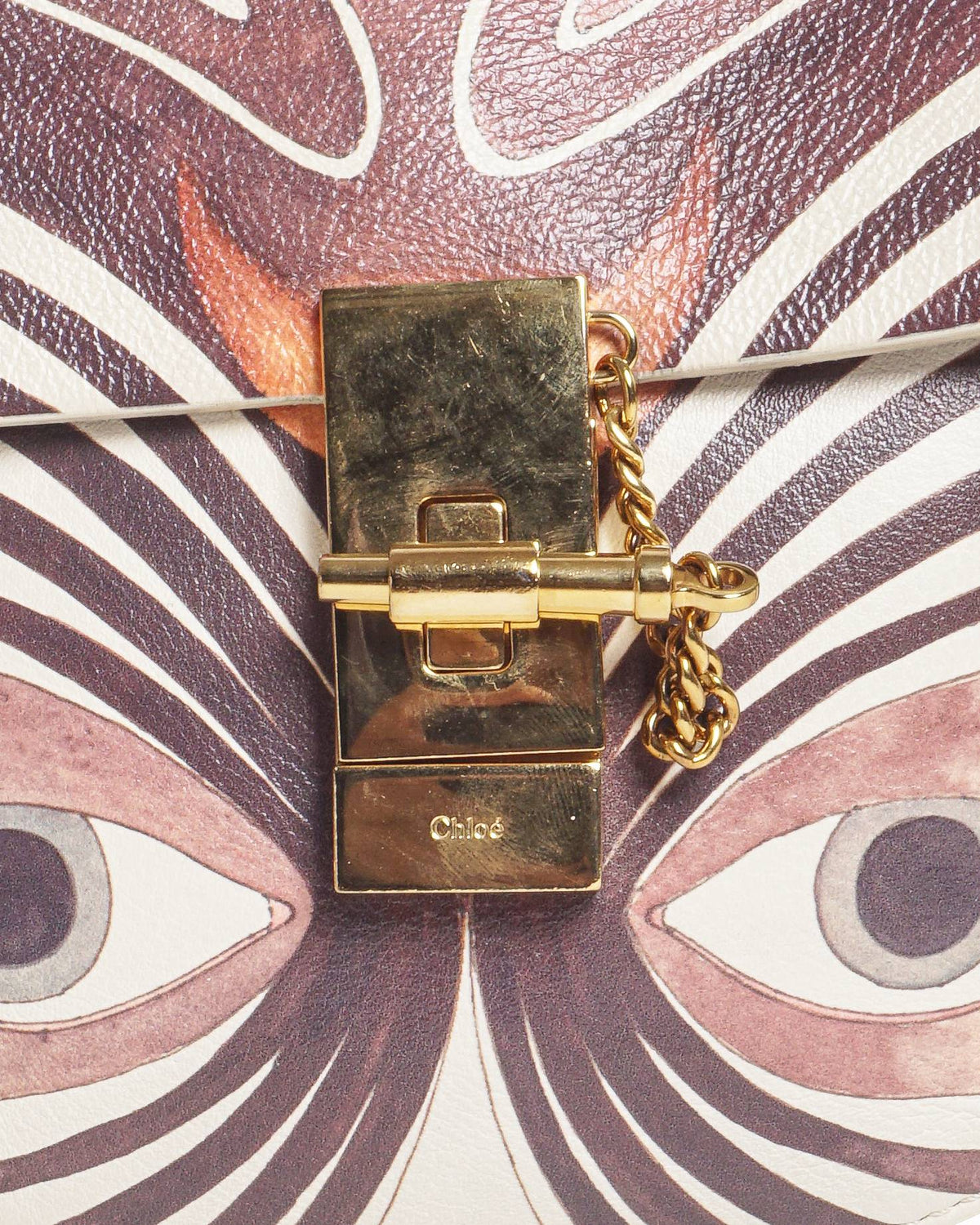 Chloé Drew Bijou Eyes Print Shoulder Bag