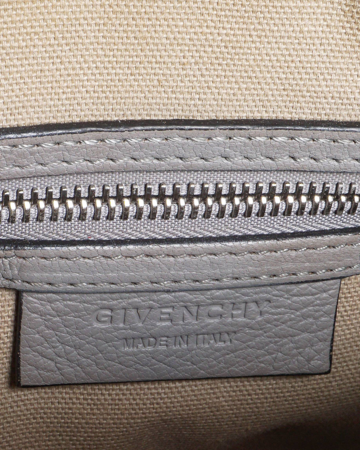 Givenchy Antigona Mini Grey Leather Satchel