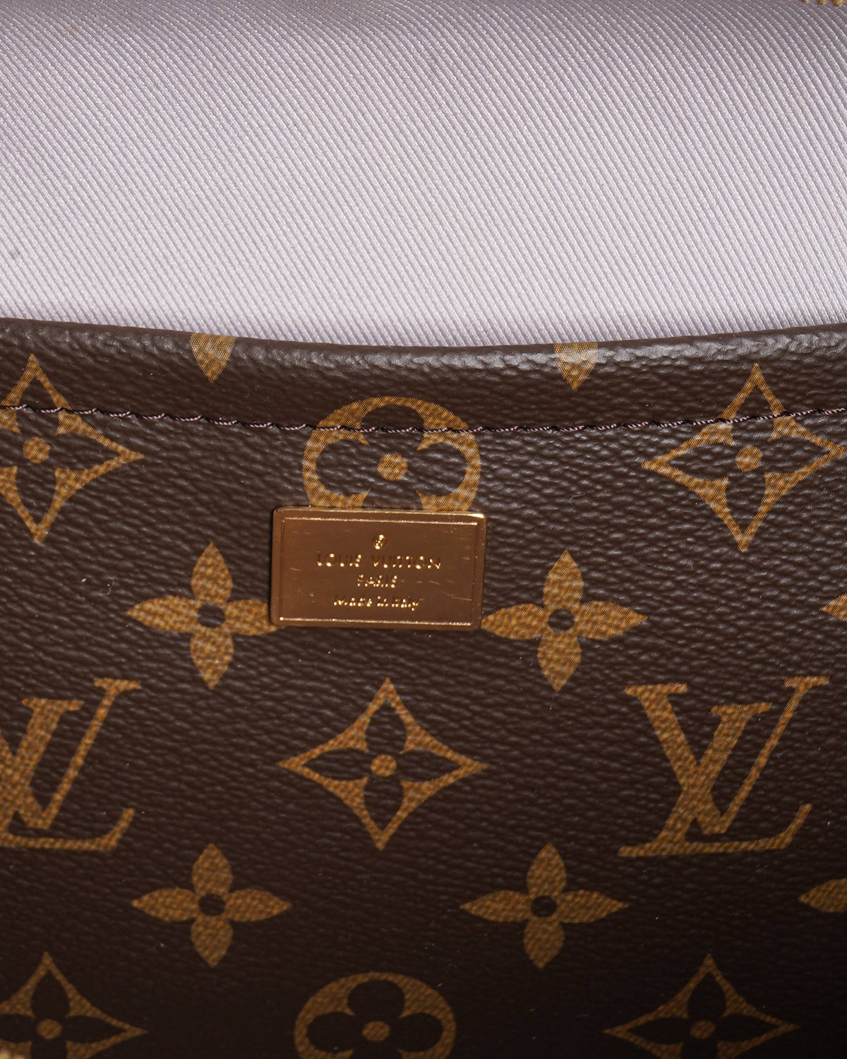 Louis Vuitton 
Orange Vernis Miroir Venice Brown Shoulder Bag