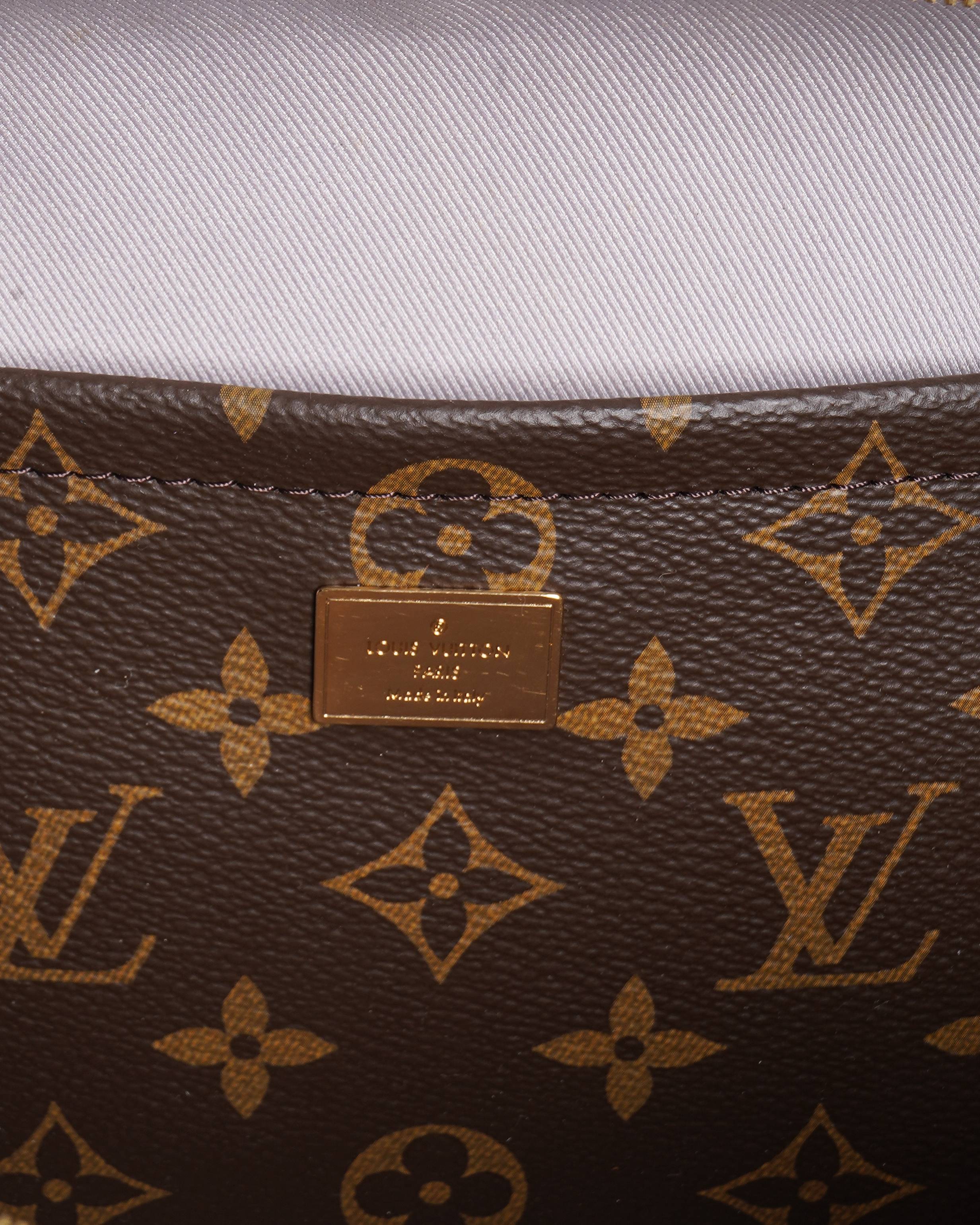 Louis Vuitton 
Orange Vernis Miroir Venice Brown Shoulder Bag