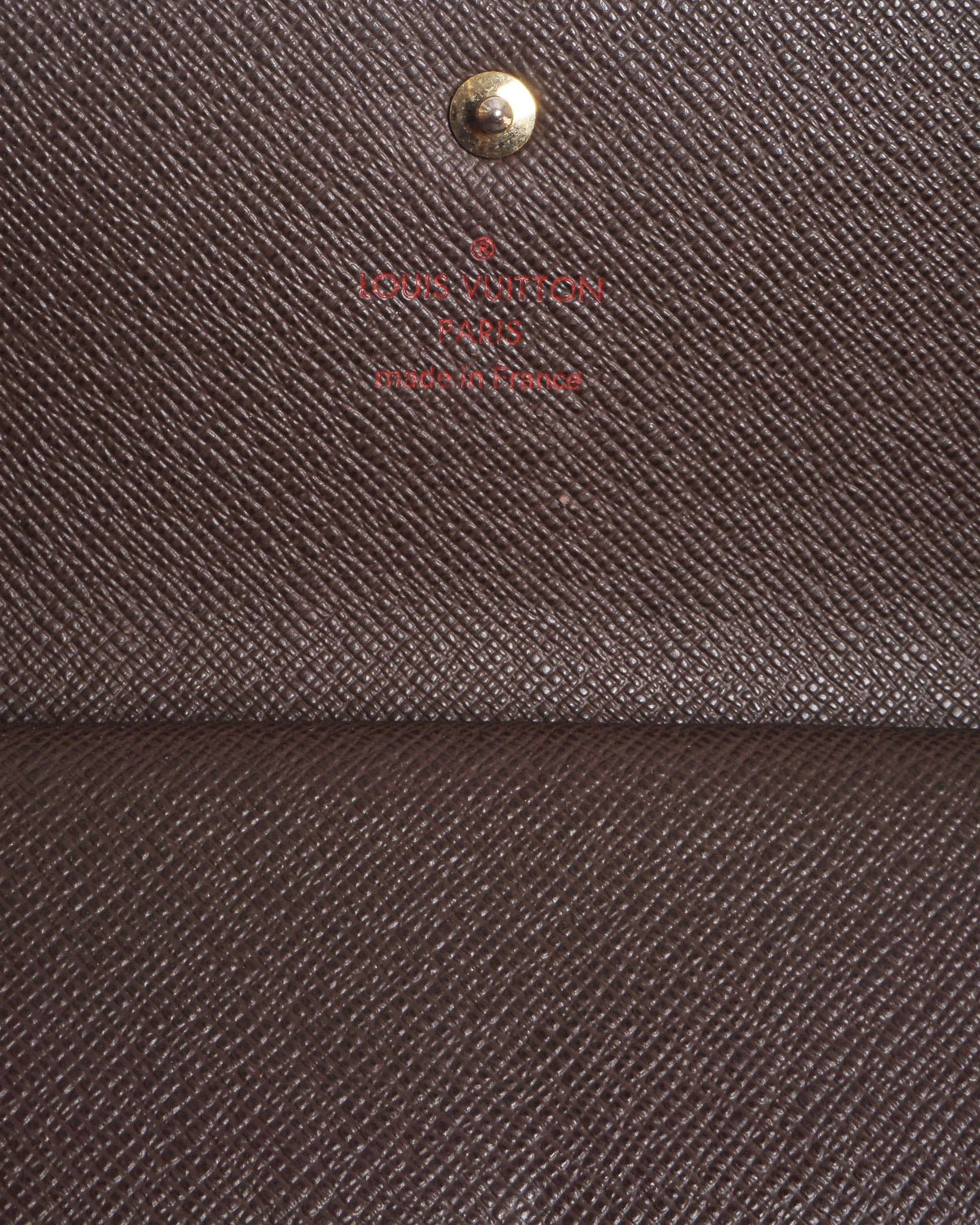 Louis Vuitton Damier Ebene Sarah Long Wallet