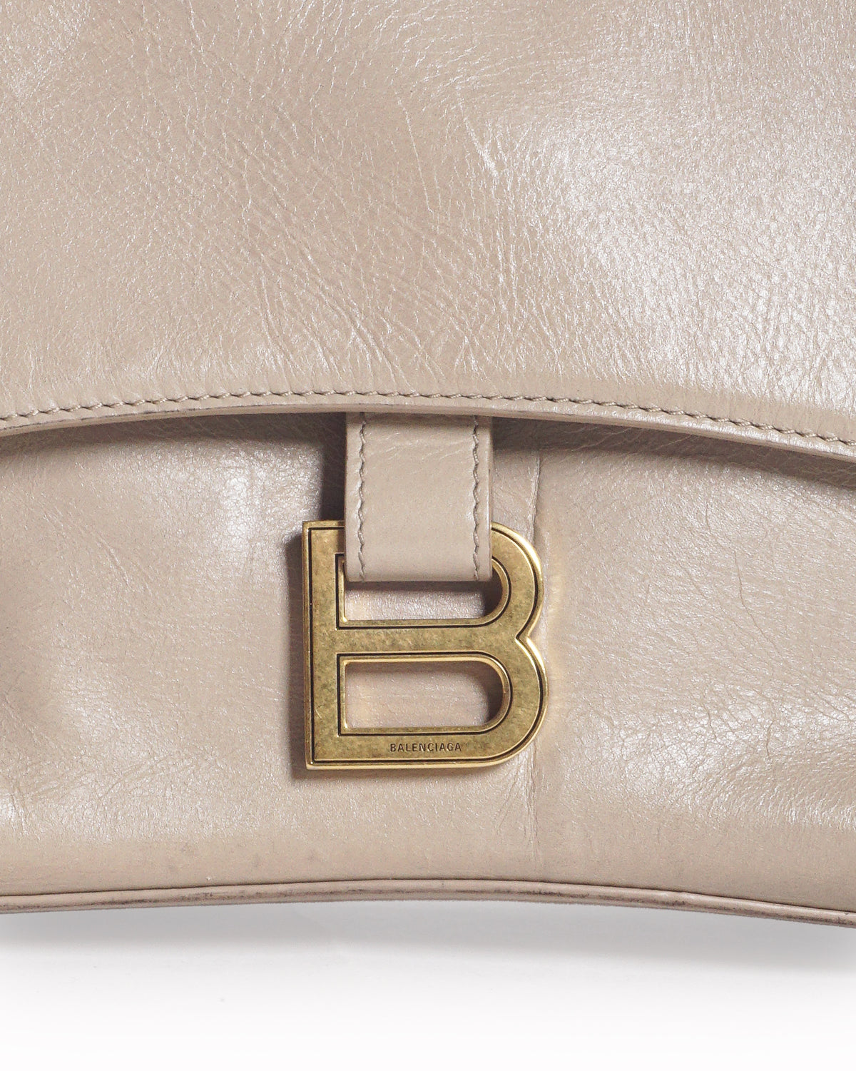 Balenciaga Downtown Chain-Handle Leather Shoulder Bag