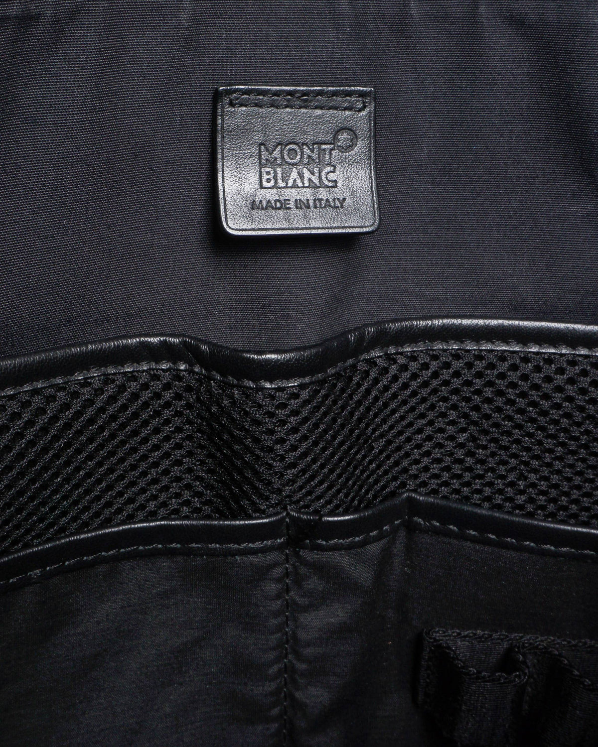 Montblanc Black Perforated Leather Extreme Briefcase