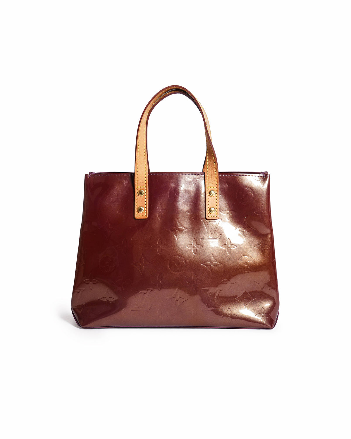 Louis Vuitton Brentwood patent leather handbag