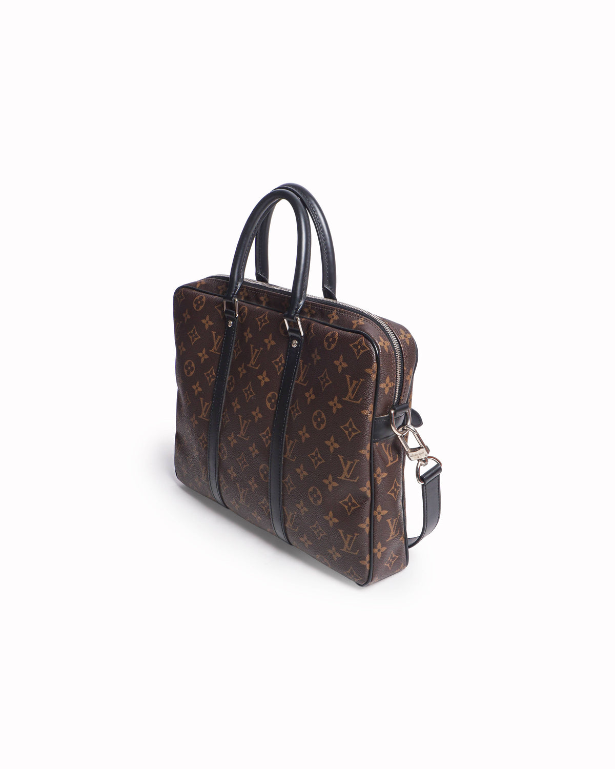Louis Vuitton Monogram Macassar Canvas Briefcase