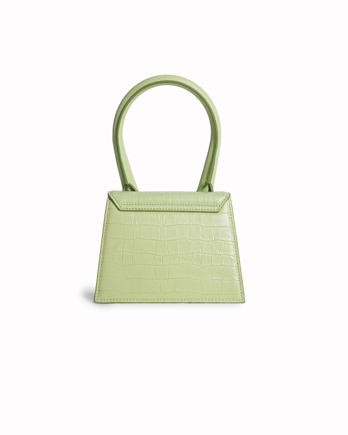 Jacquemus Le Chiquito Medium Bag in Croc-Embossed Leather