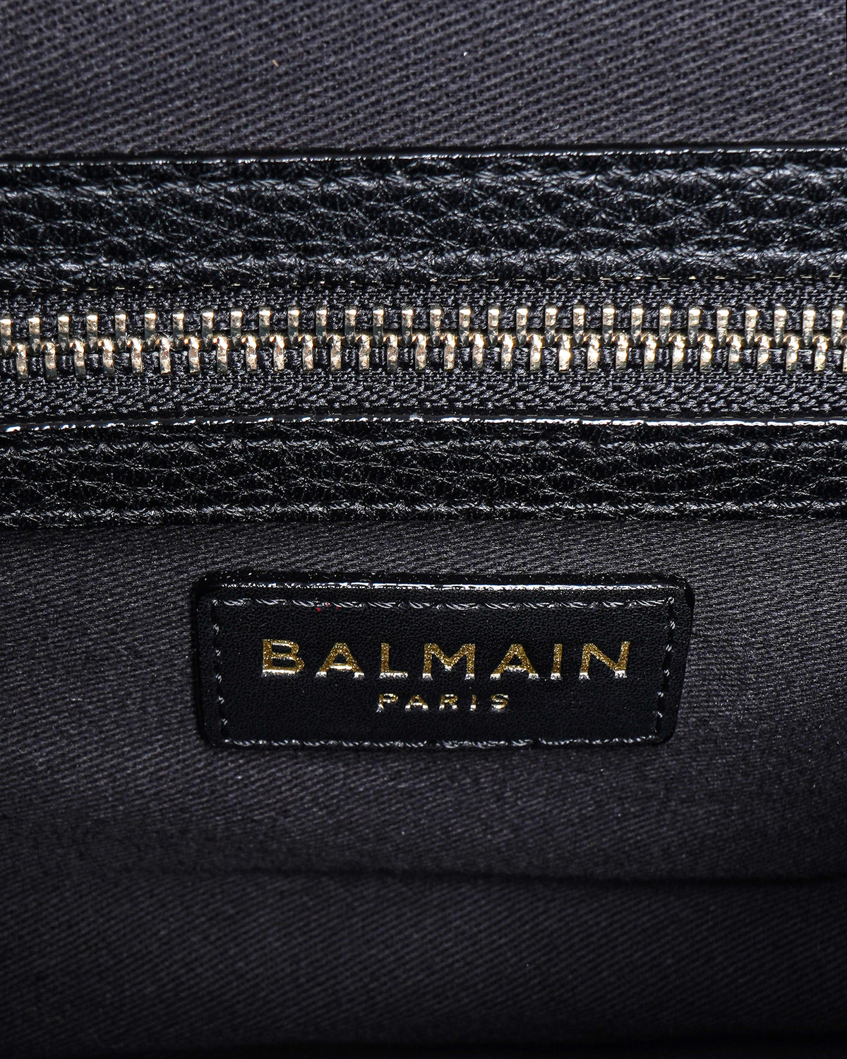 Balmain B-Buzz Grained Leather Crossbody Bag
