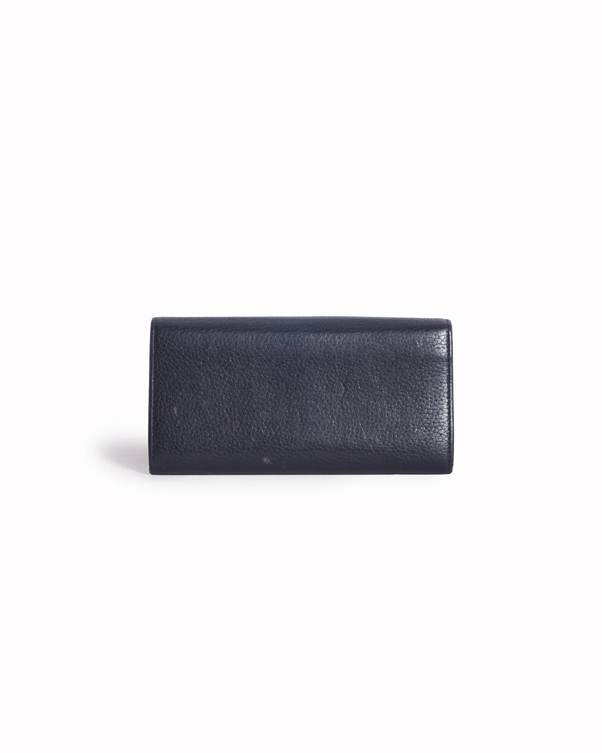 Gucci Black Leather Animalier Continental Wallet