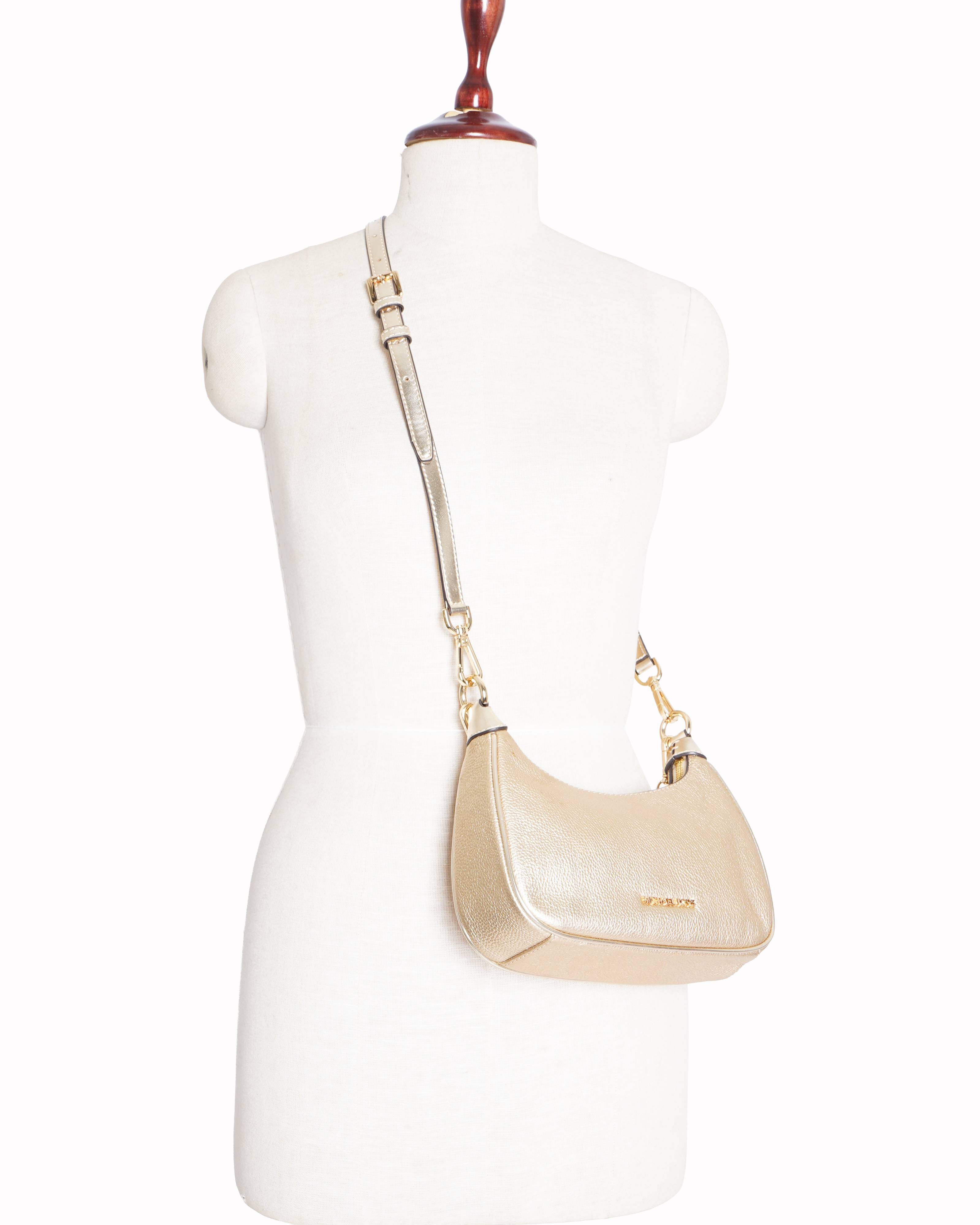 Michael kors Gold metallic shoulder chain bag