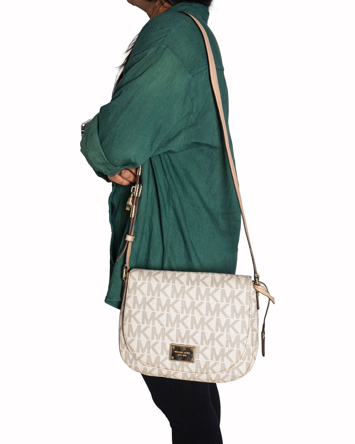 Michael Kors Monogram Crossbody Bag