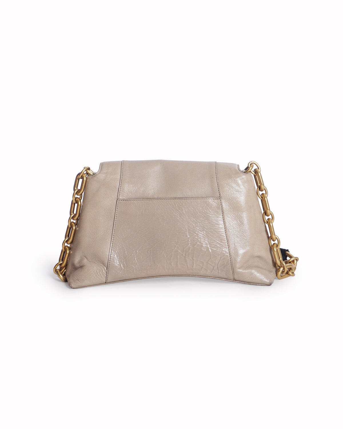 Balenciaga Downtown Chain-Handle Leather Shoulder Bag