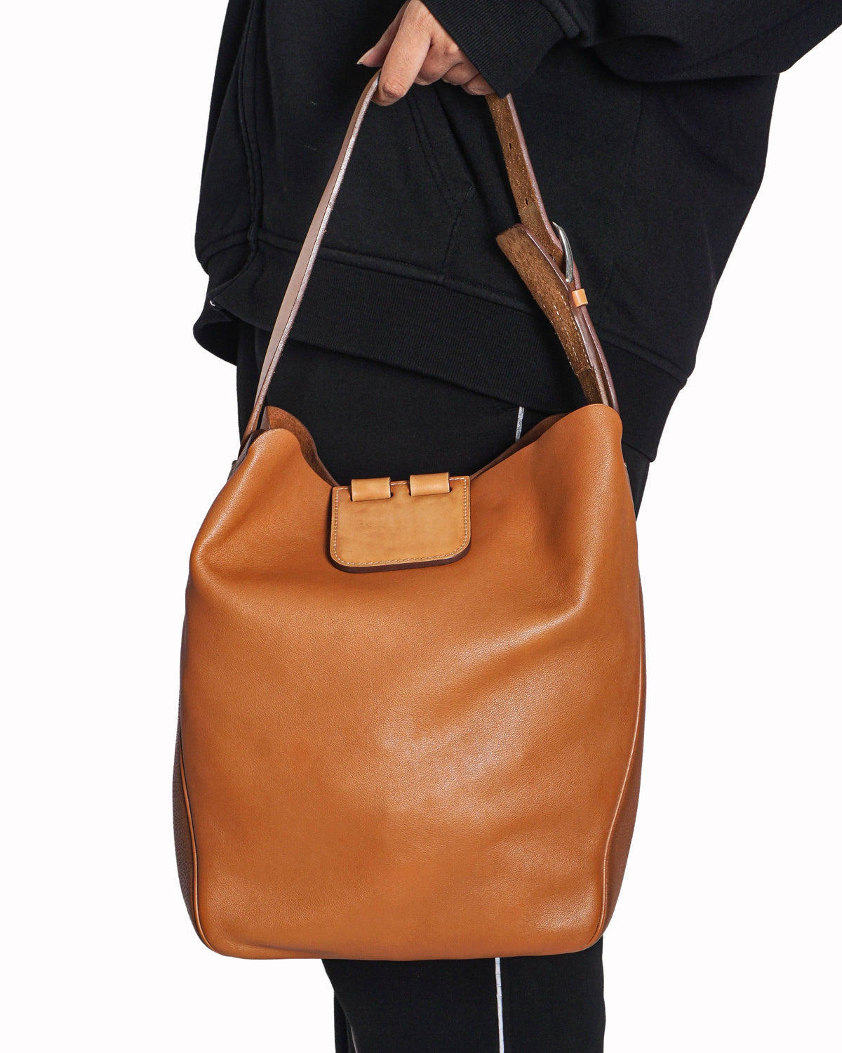 Hermès Gold Swift & Clémence Leather Virevolte 29 Bag