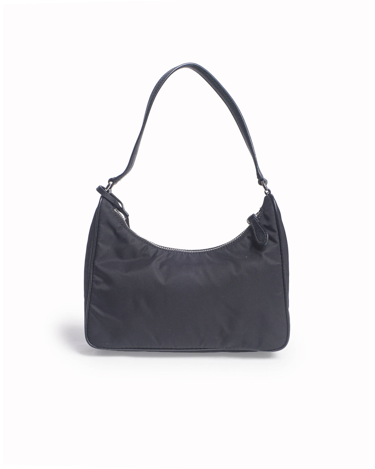 Prada Black Tessuto Nylon Re-Edition Hobo Shoulder Bag