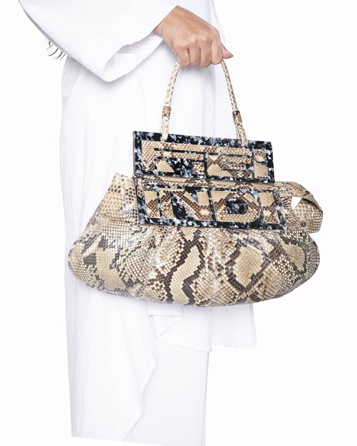 Fendi Snakeskin Python Show Bag