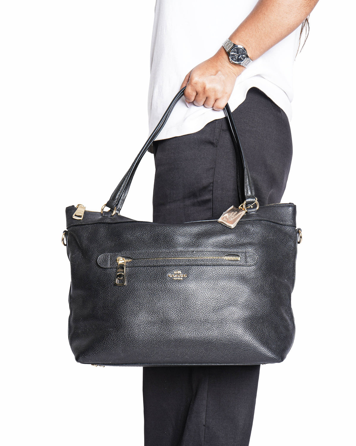 Coach prairie black shoulder bag