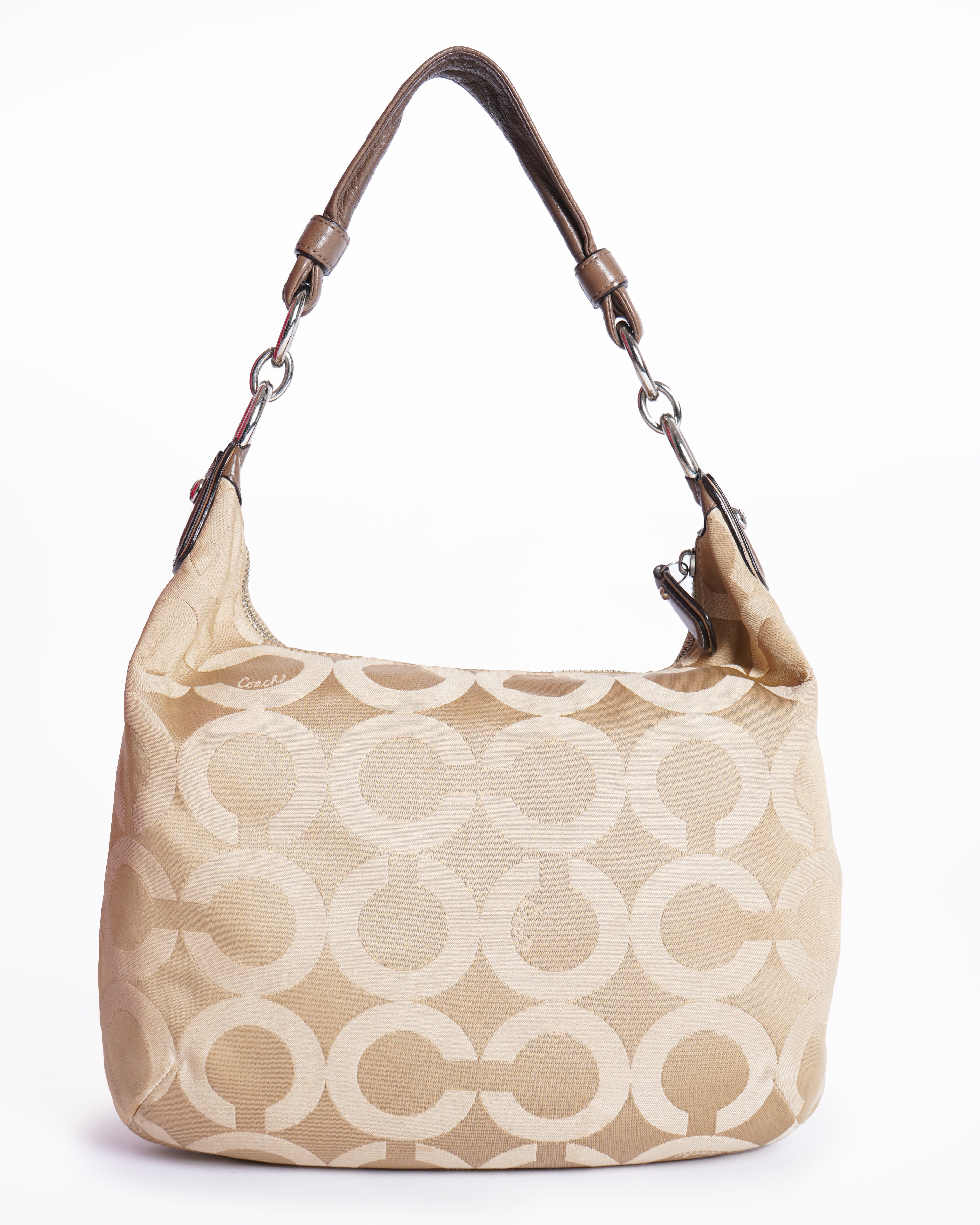 Coach Vintage Y2K Signature Jacquard Kristin Hobo Shoulder Bag