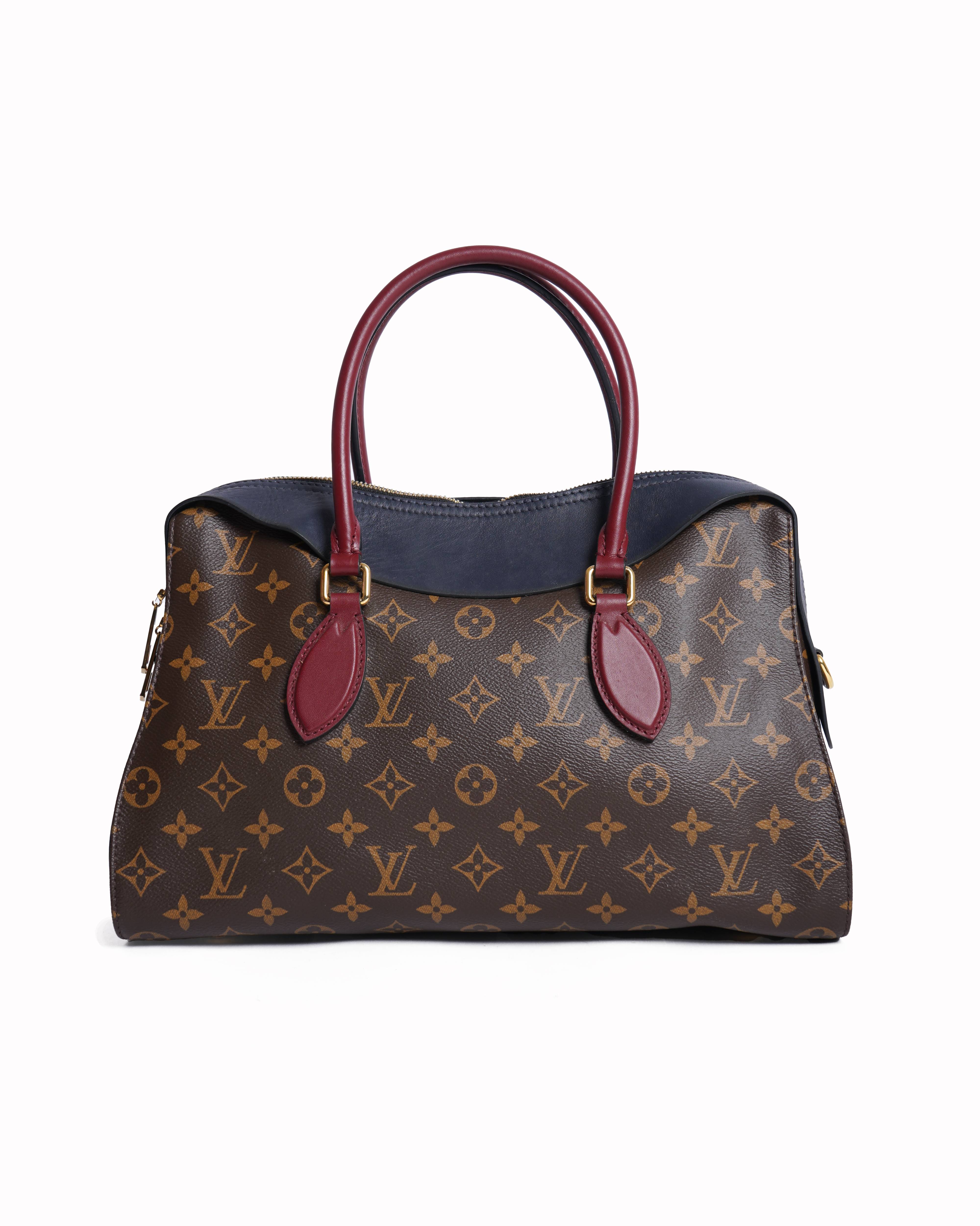 Louis Vuitton Monogram Canvas and Tricolor Leather Tuileries NM Bag