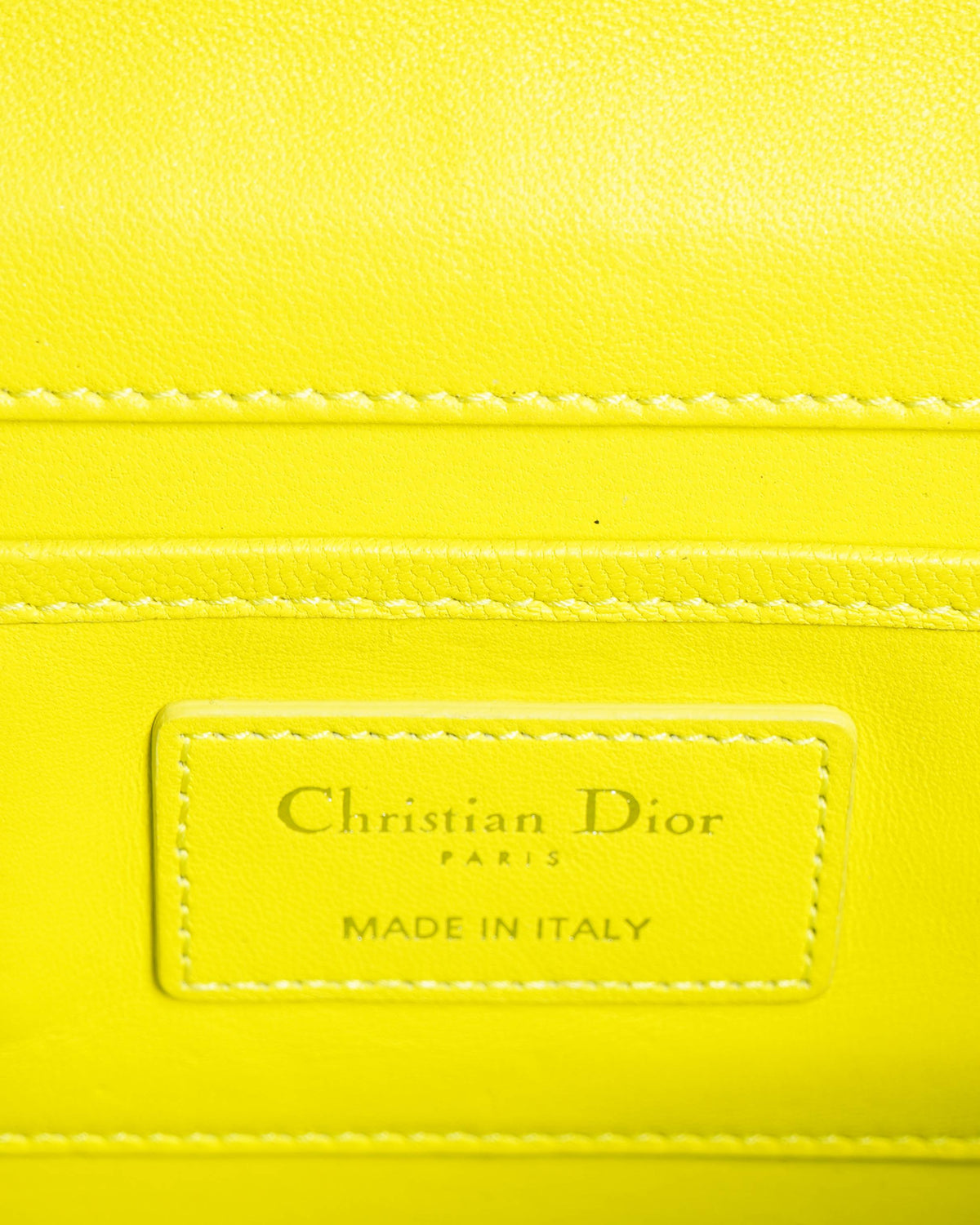 Christian dior blue cannage quilted wallet on chain