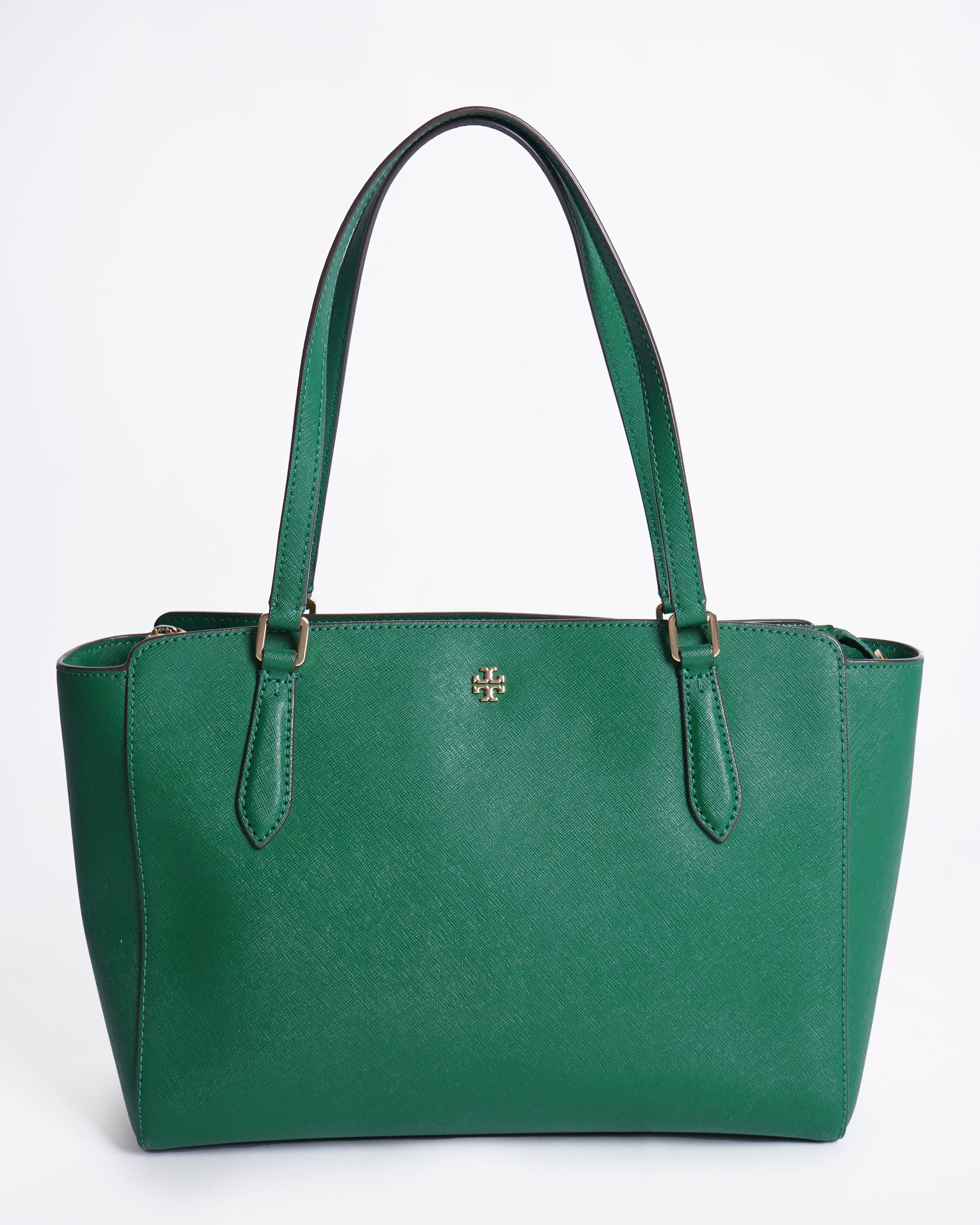 Tory burch emerson top zip tote bag