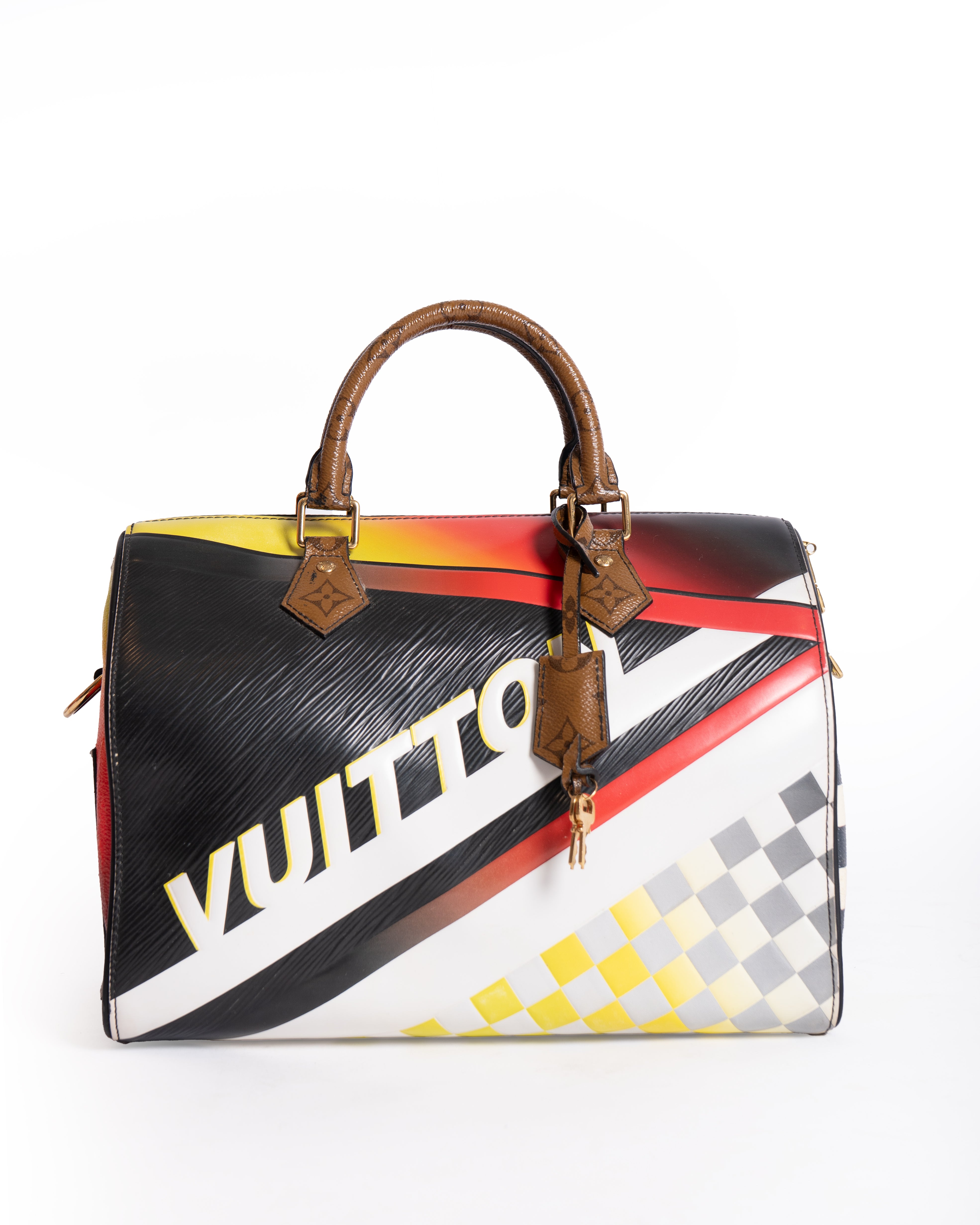 Louis Vuitton EPI Damier Speedy Bandouliere Bag 2017 Collection