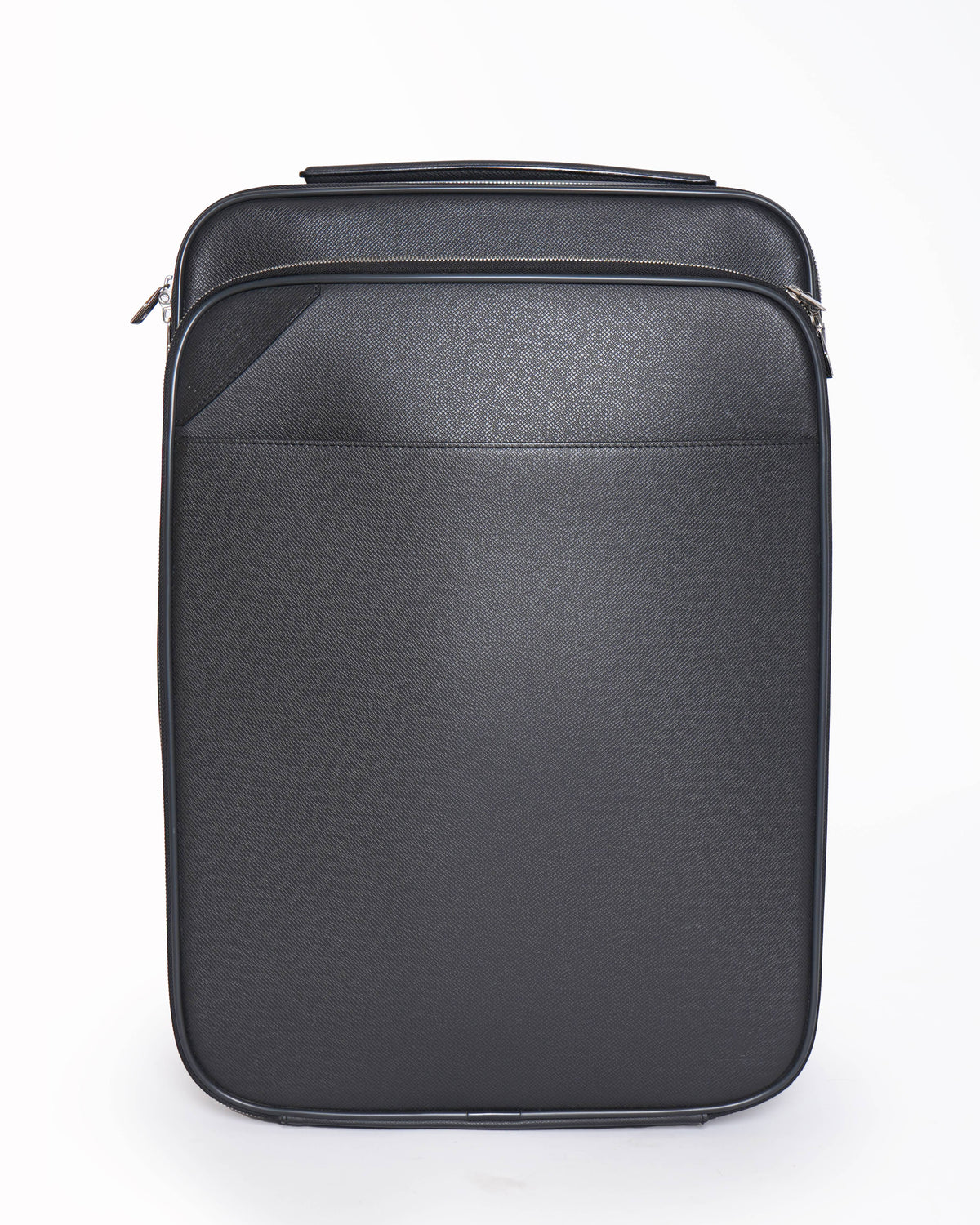 Louis Vuitton leather rolling travel bag