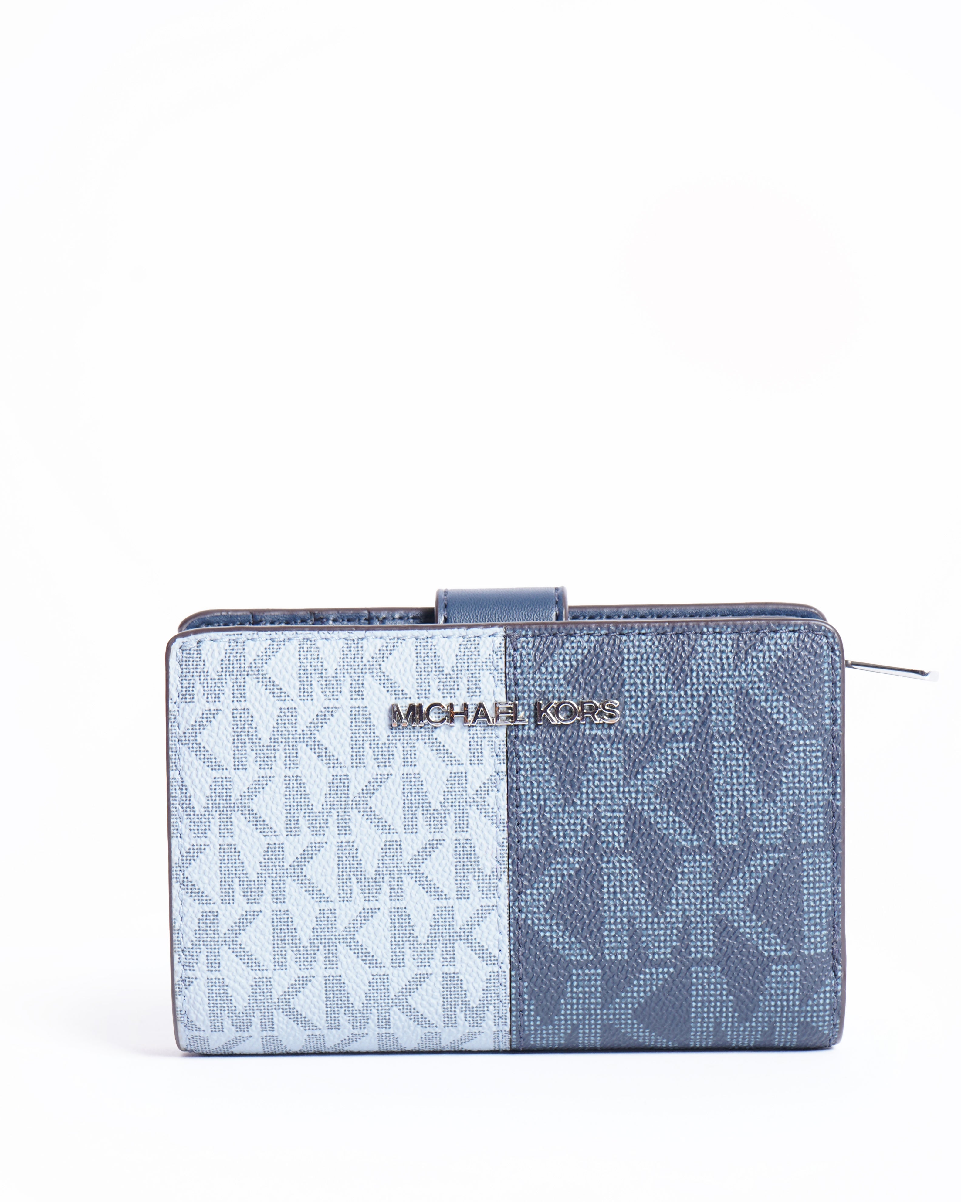 New Michael Kors Jet Set Monogram Two Tone Women's Wallet