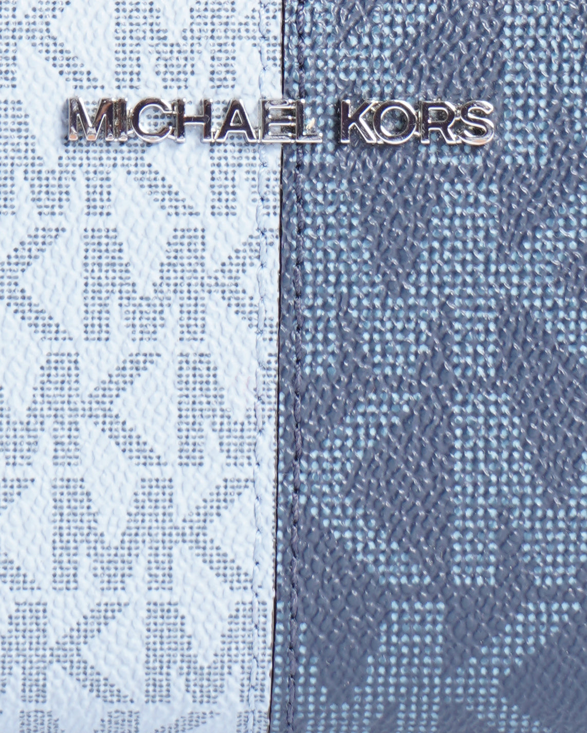 New Michael Kors Jet Set Monogram Two Tone Women's Wallet