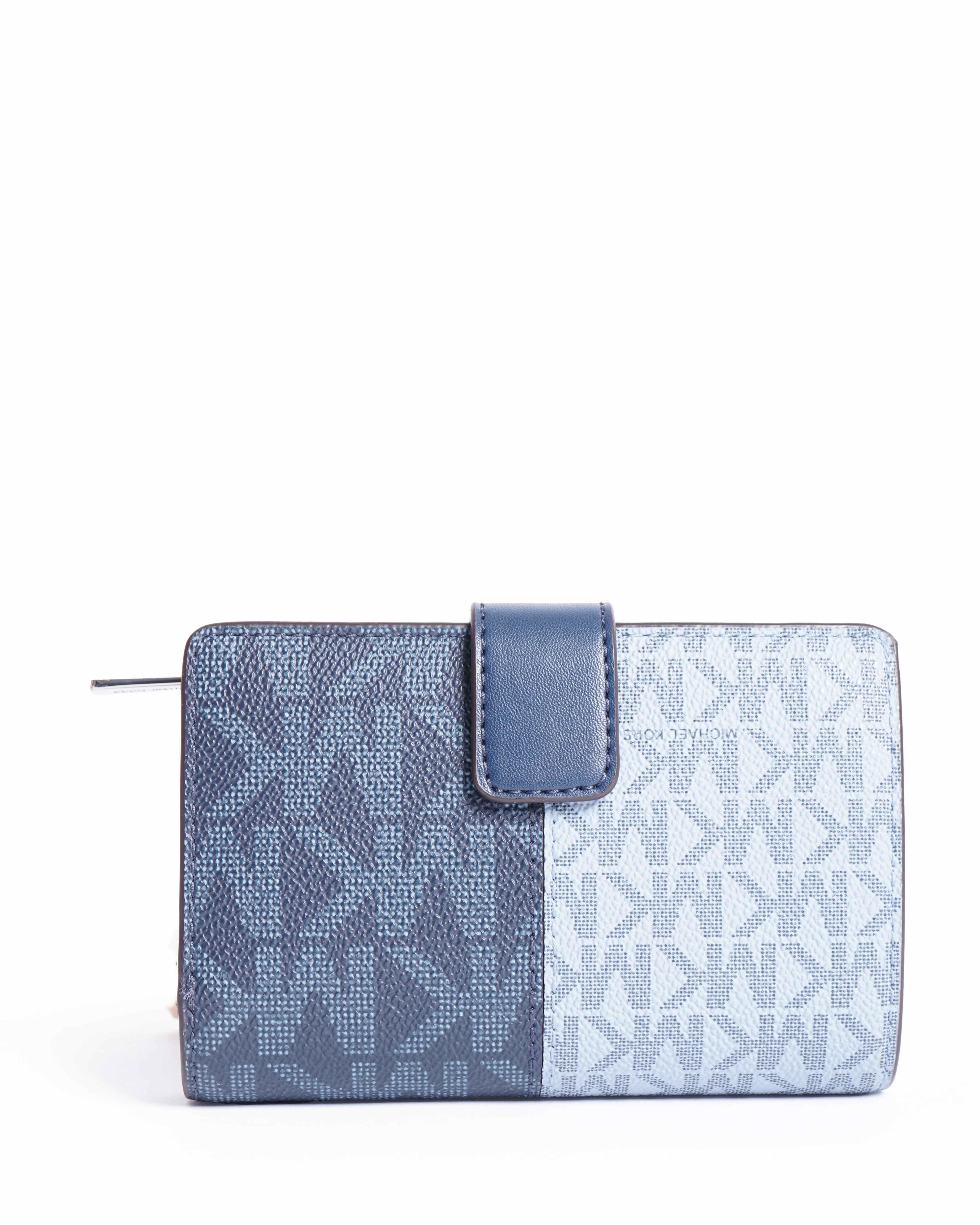 New Michael Kors Jet Set Monogram Two Tone Women's Wallet