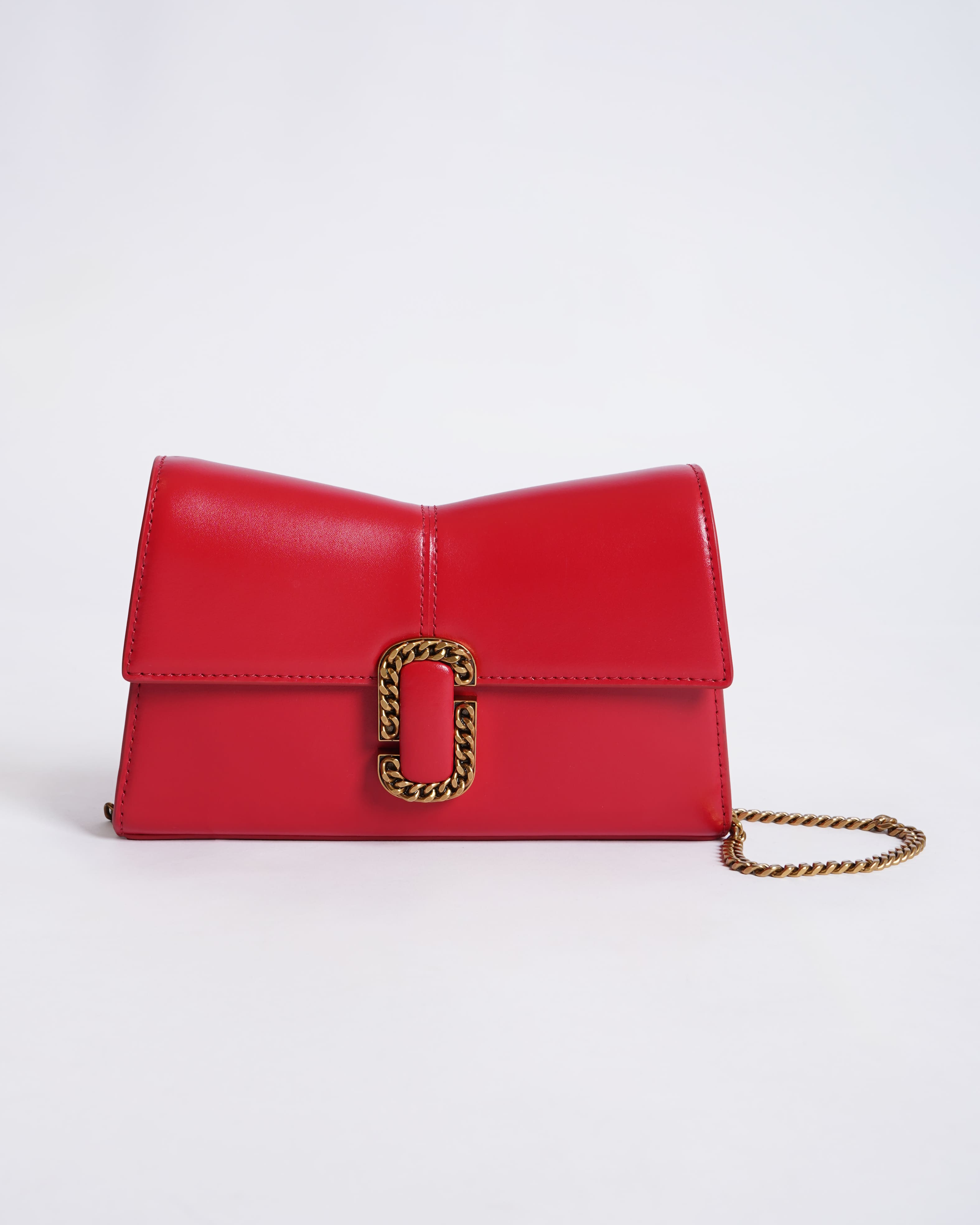 Marc Jacob Chain Wallet In Red