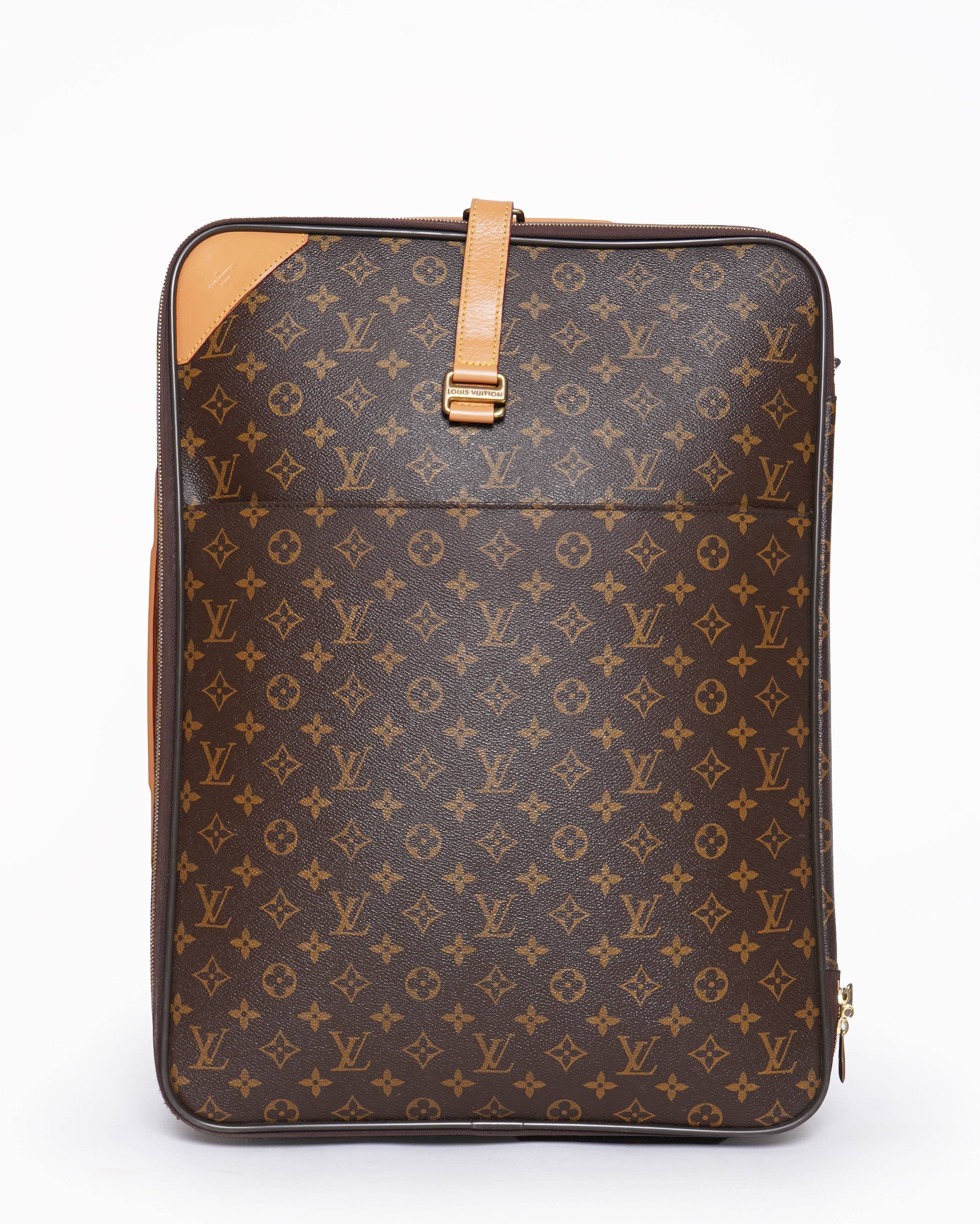 Louis vuitton pegase 55 monogram canvas suitcase