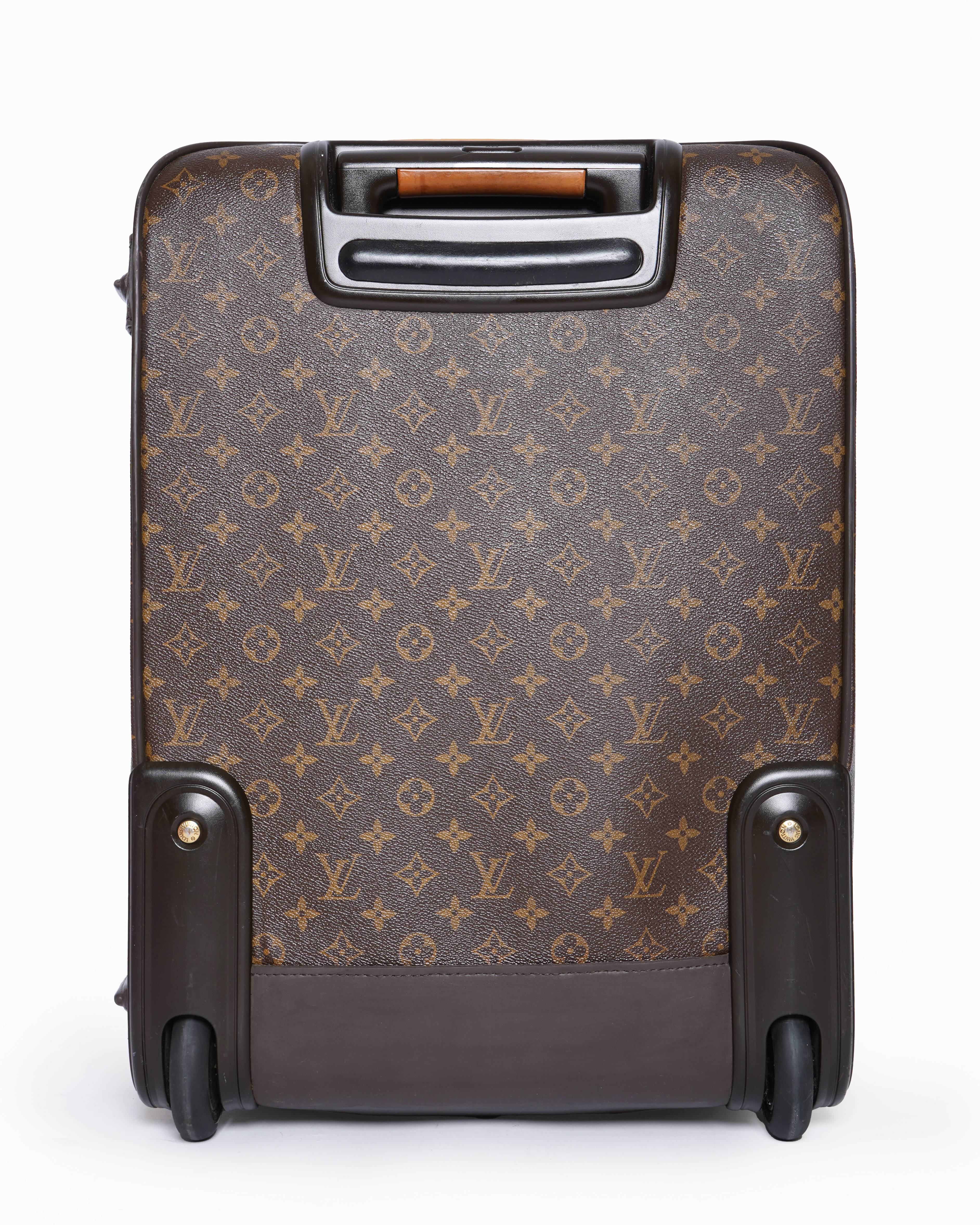 Louis vuitton pegase 55 monogram canvas suitcase