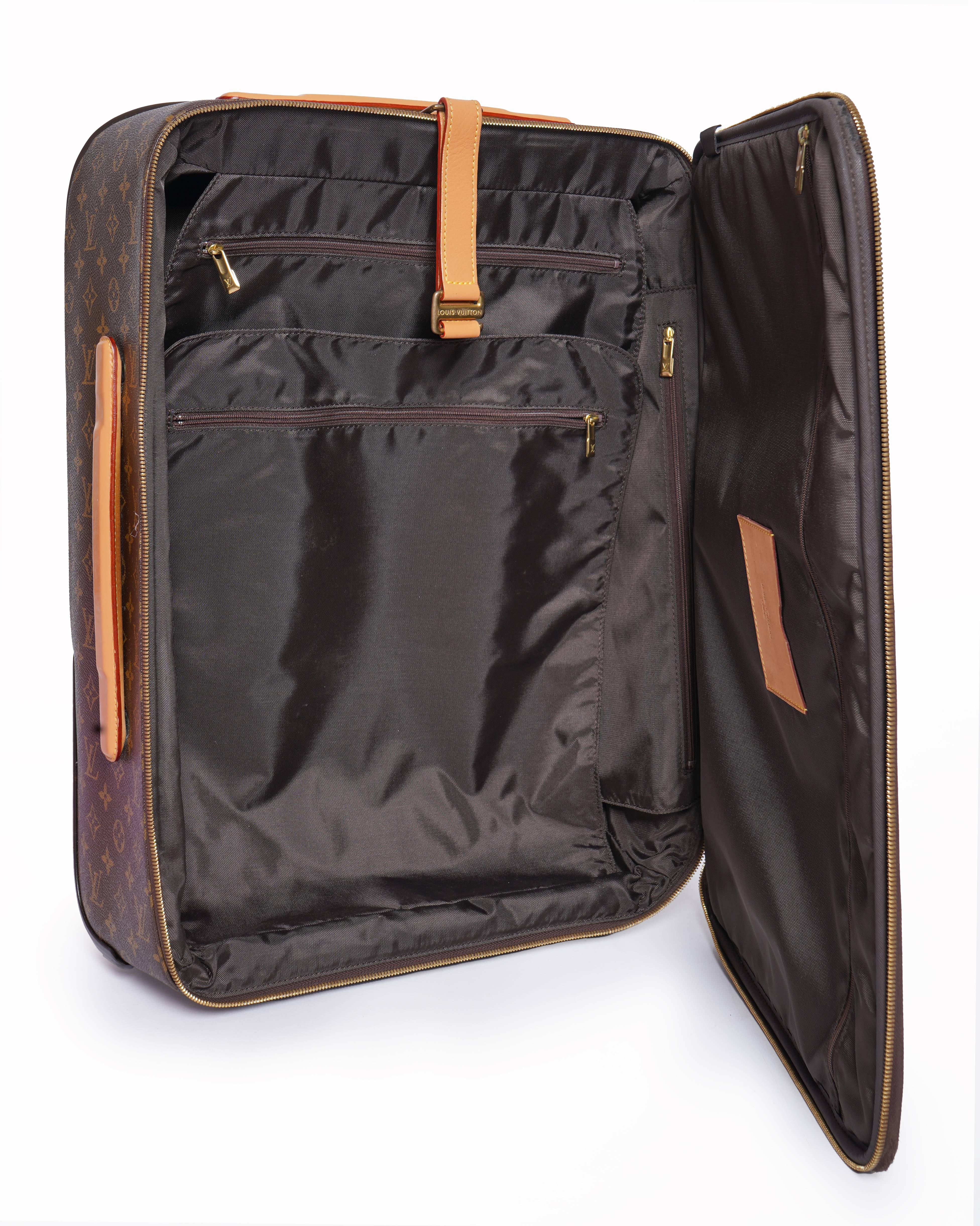 Louis vuitton pegase 55 monogram canvas suitcase