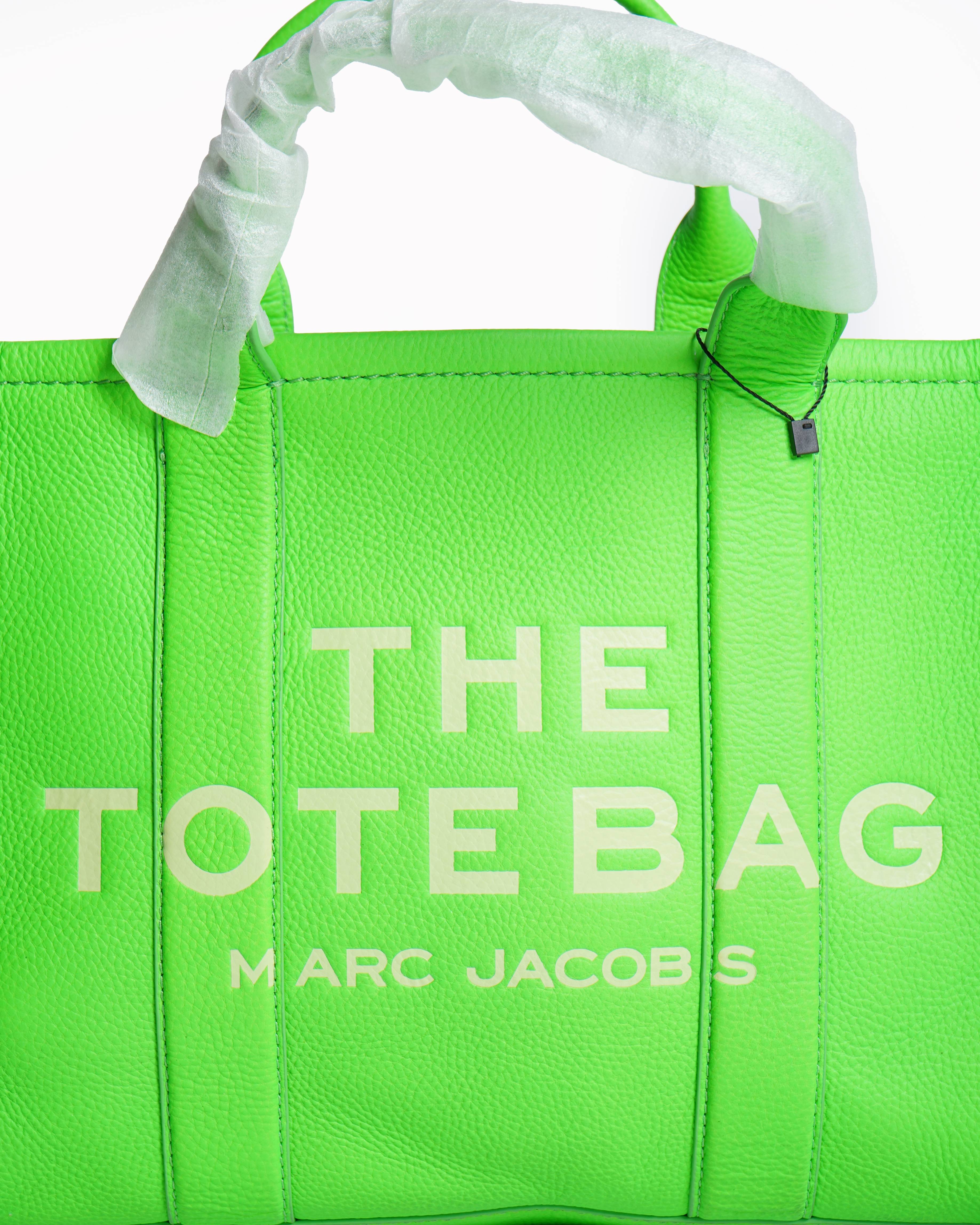 Marc Jacobs The Small Leather Tote Bag Green | Authentic Pre-Loved