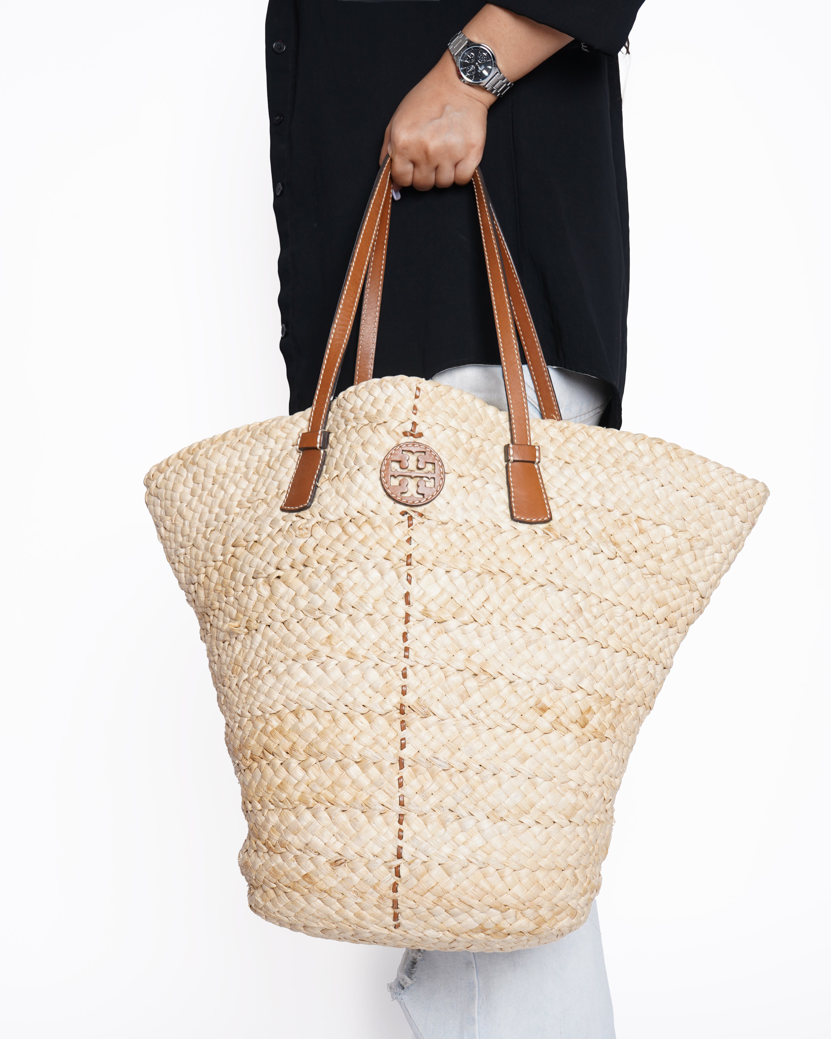 Tory Burch Straw Tote
