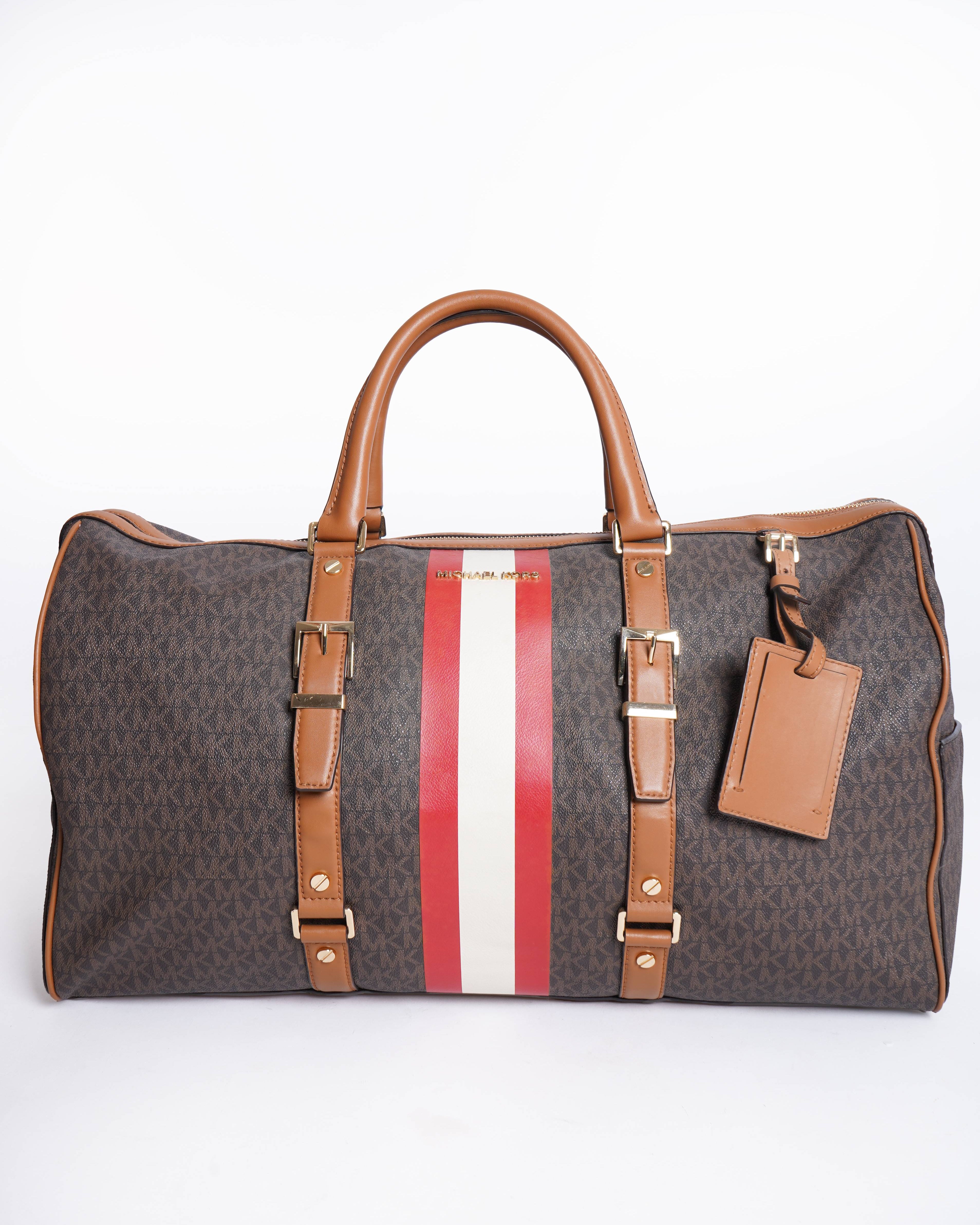 New Michael Kors jet set bedford travel weekender duffle bag