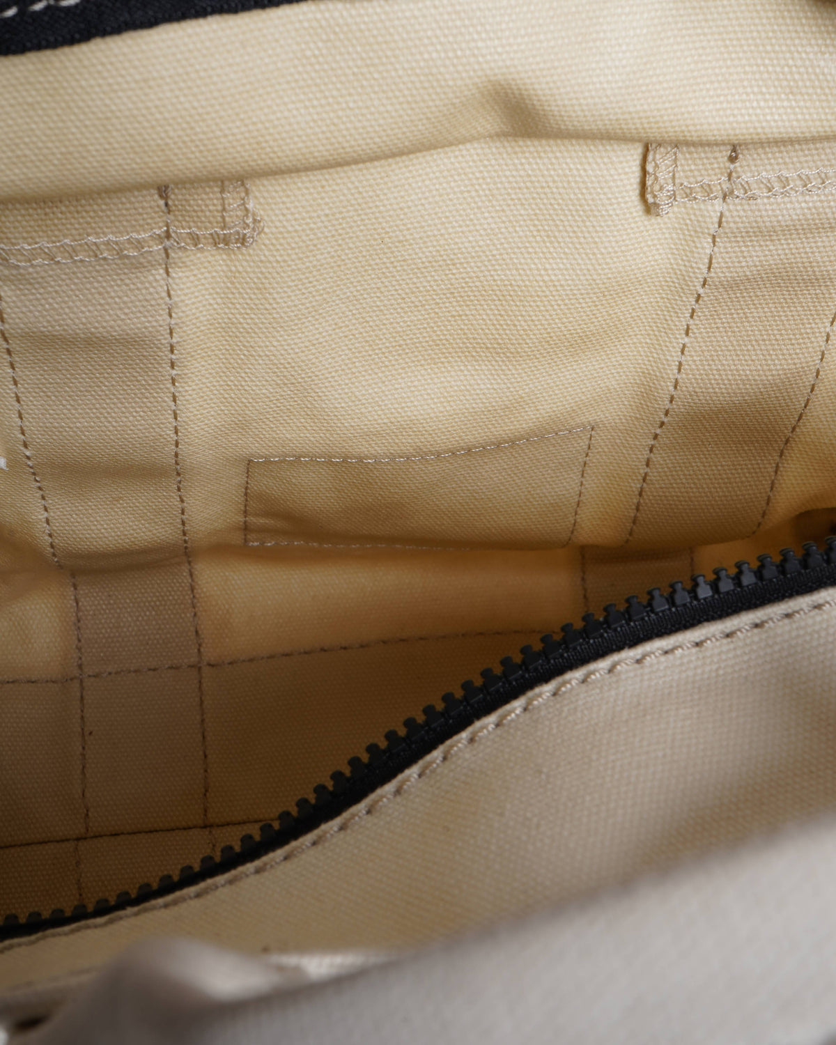 Marc Jacobs White Small Canvas Tote Bag