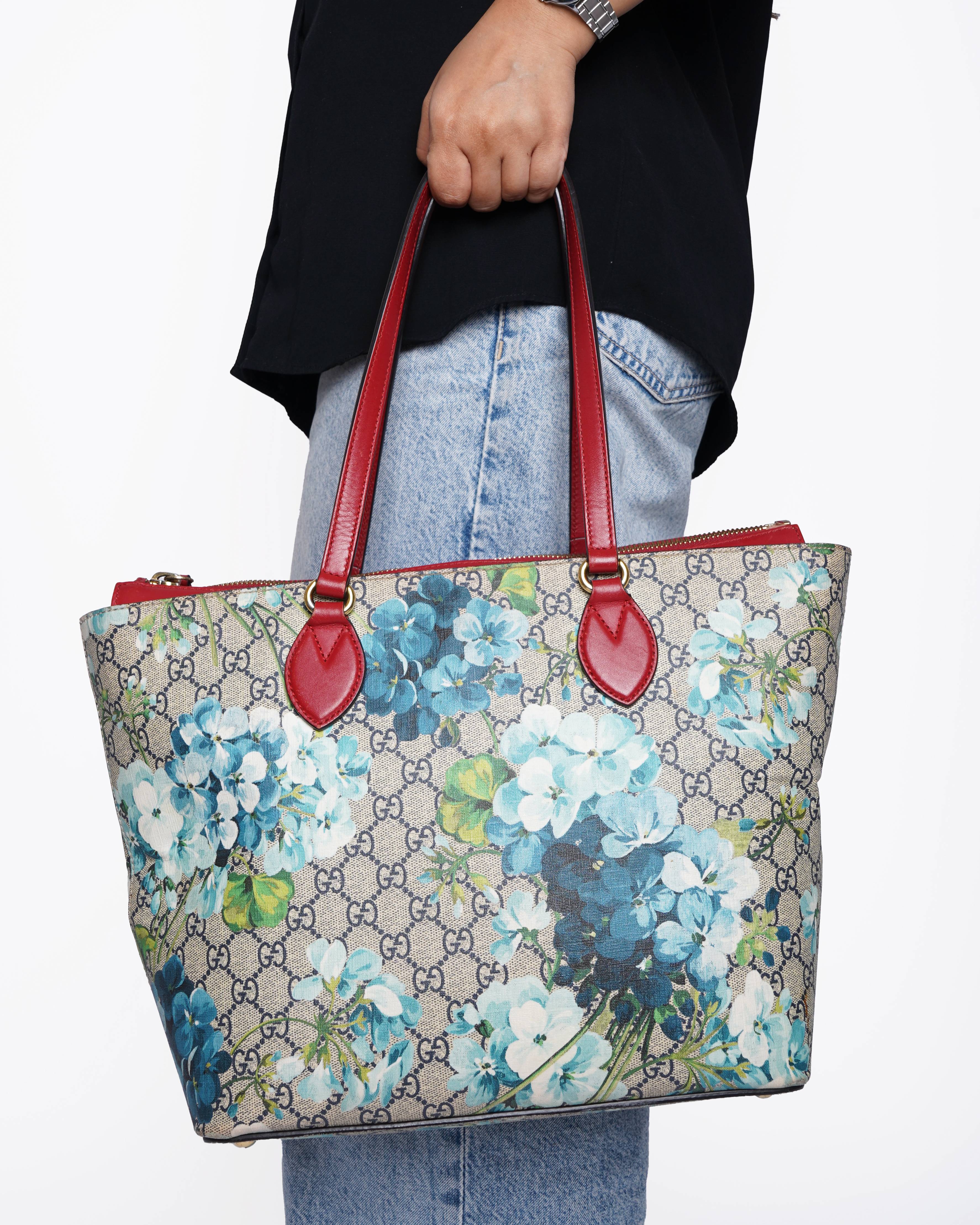 Gucci Blooms Floral Tote Bag