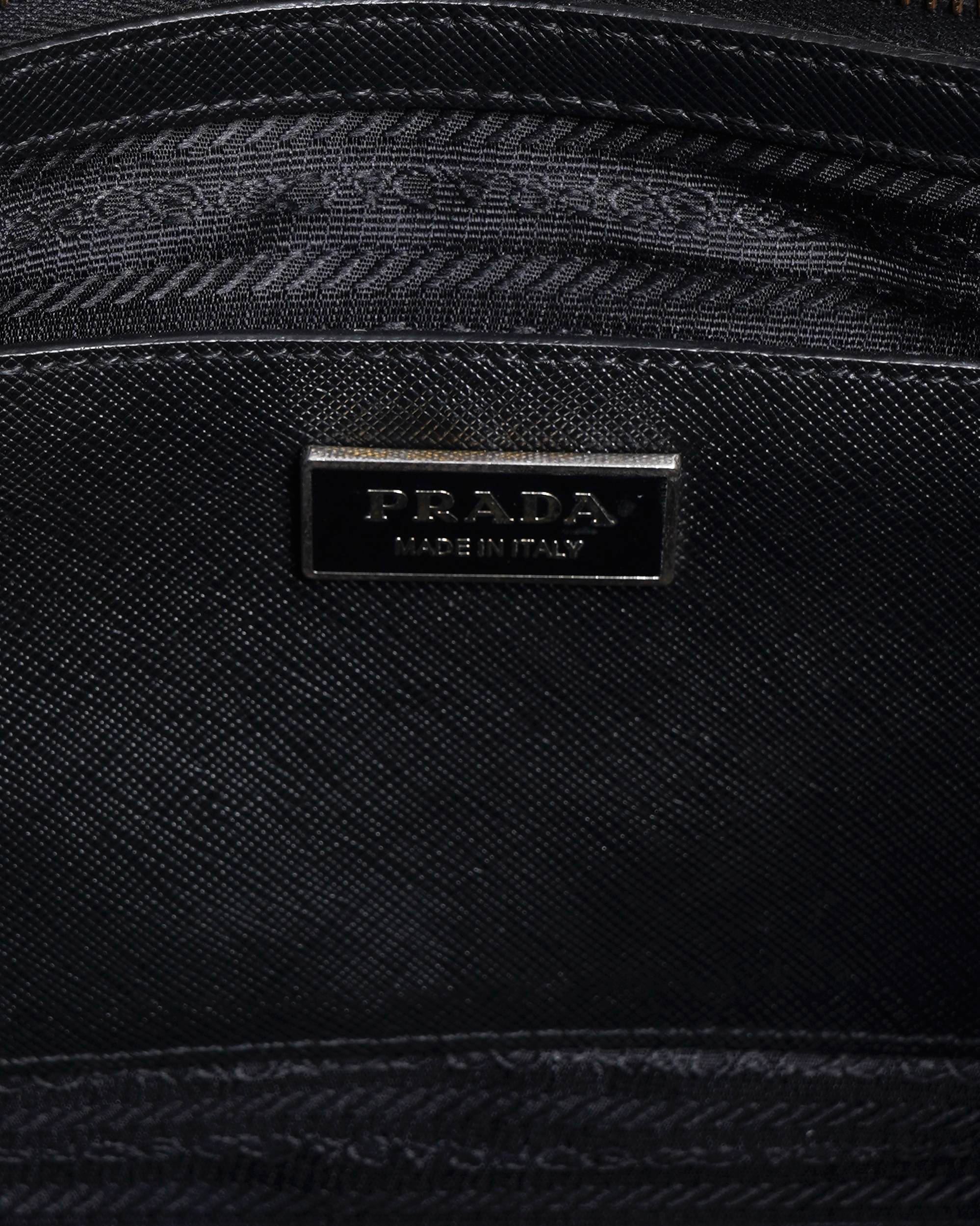 Prada Galleria Saffiano Black Tote Bag