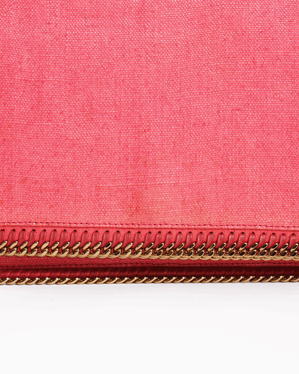 Stella McCartney folded over canvas clutch bag