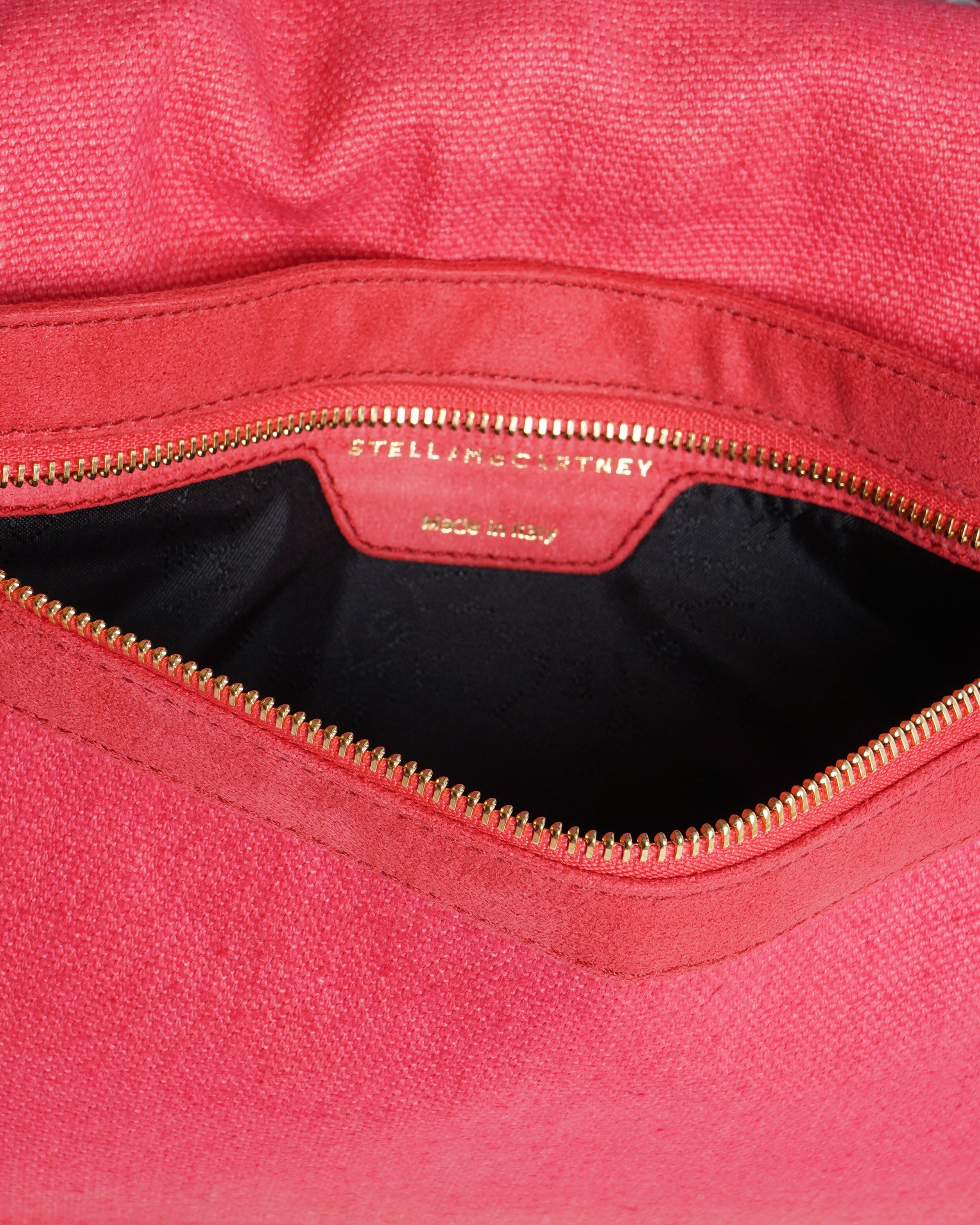 Stella McCartney folded over canvas clutch bag