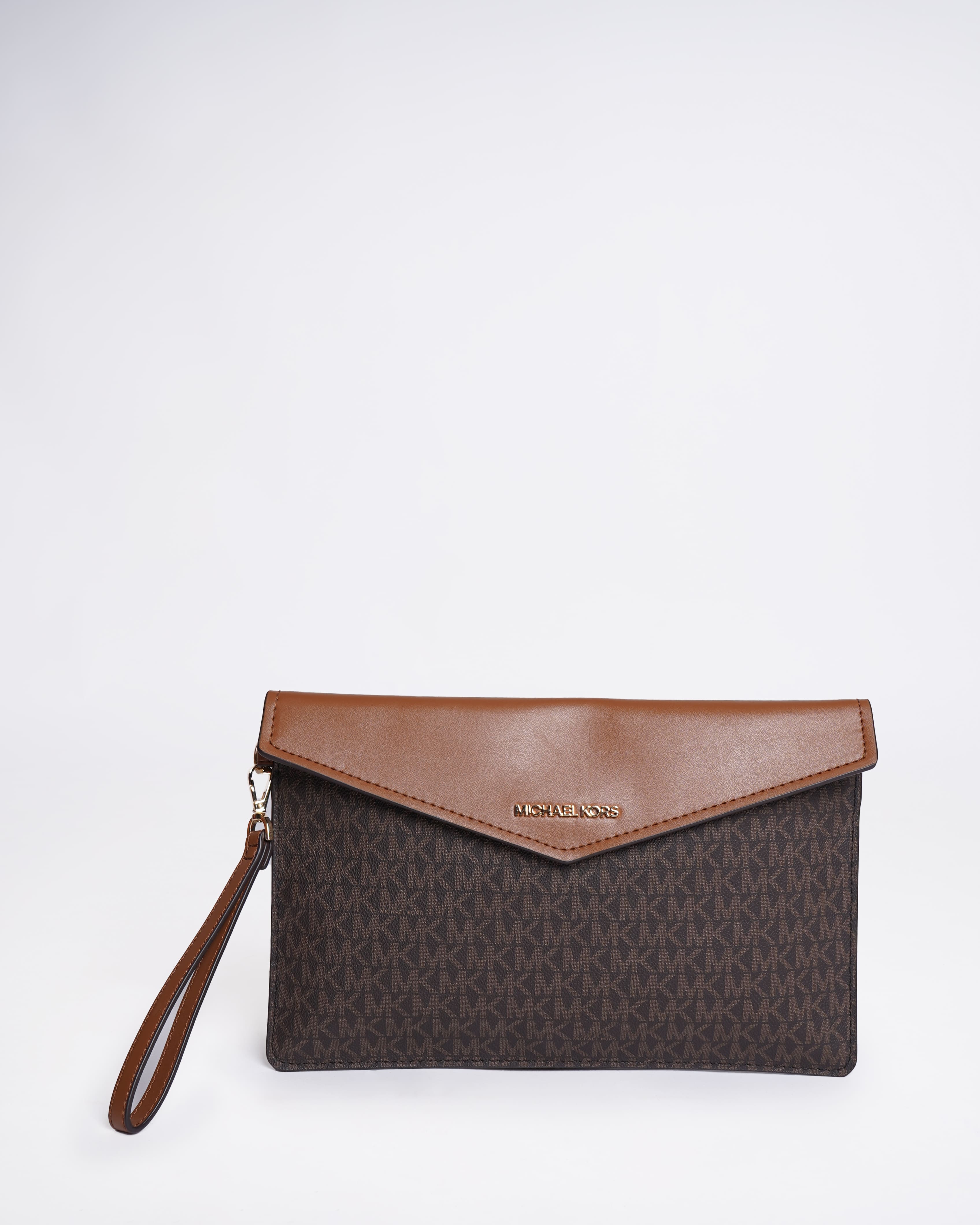 Michael kors signature monogram wristlet